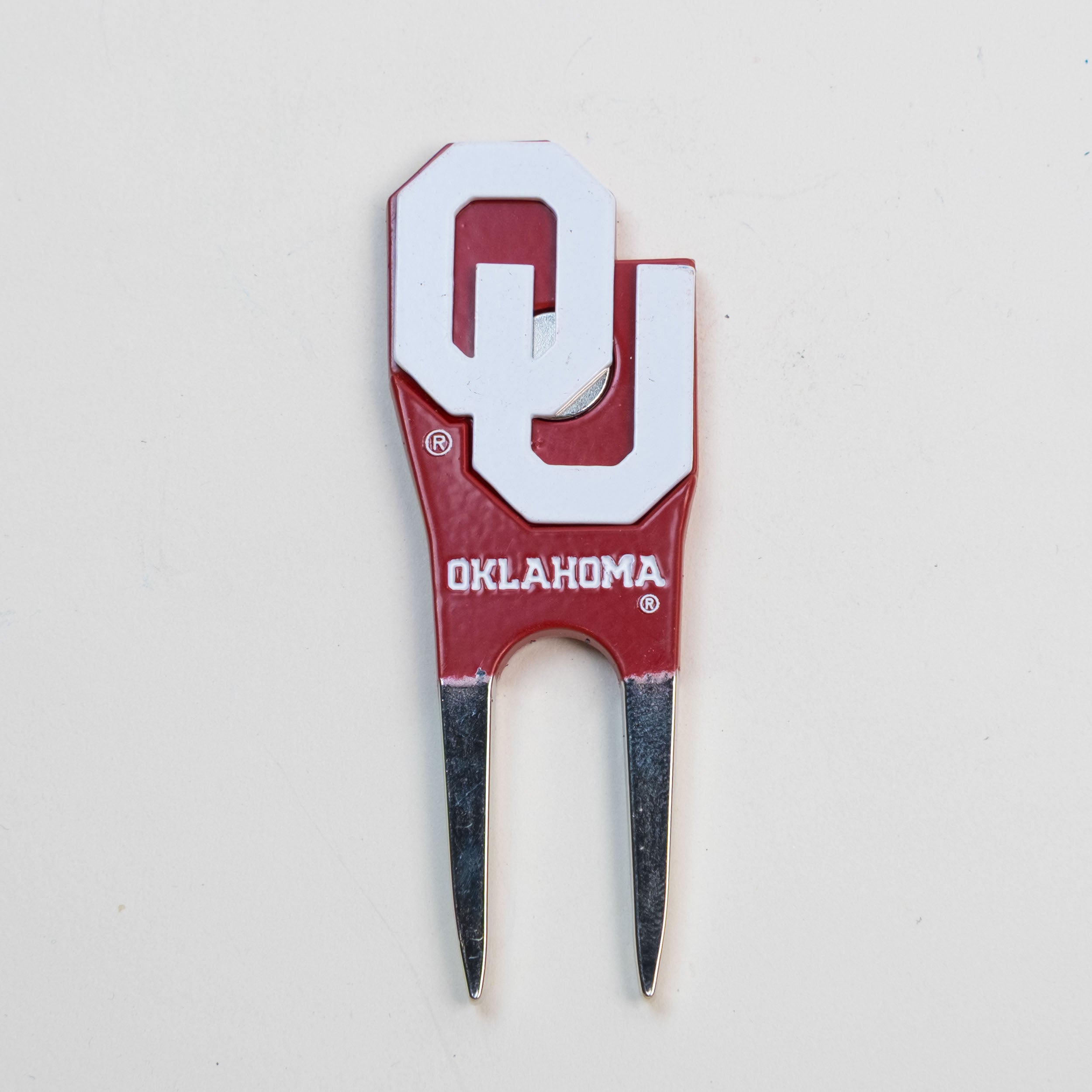 Oklahoma Sooners Custom Shaped Divot Tool