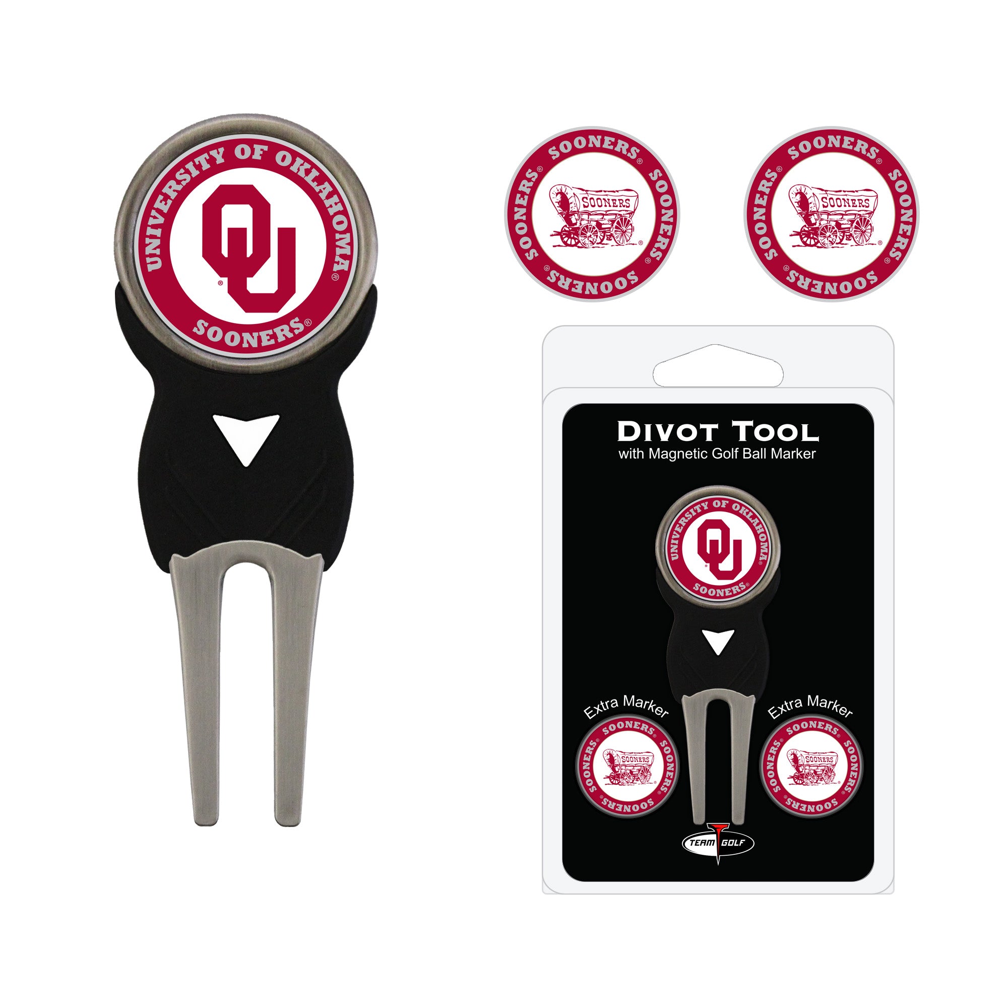 Oklahoma Sooners Signature Divot Tool Pack