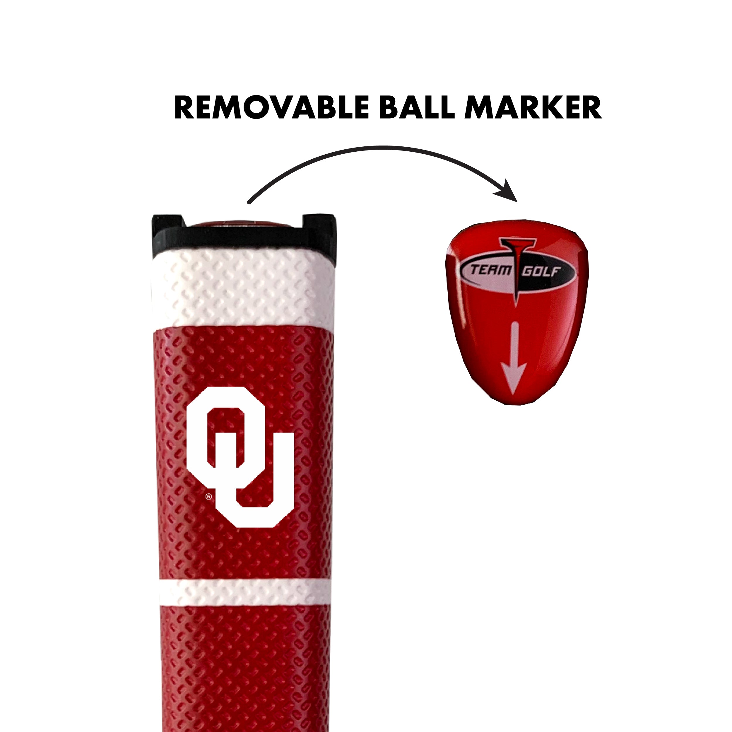 Oklahoma Sooners Putter Grip