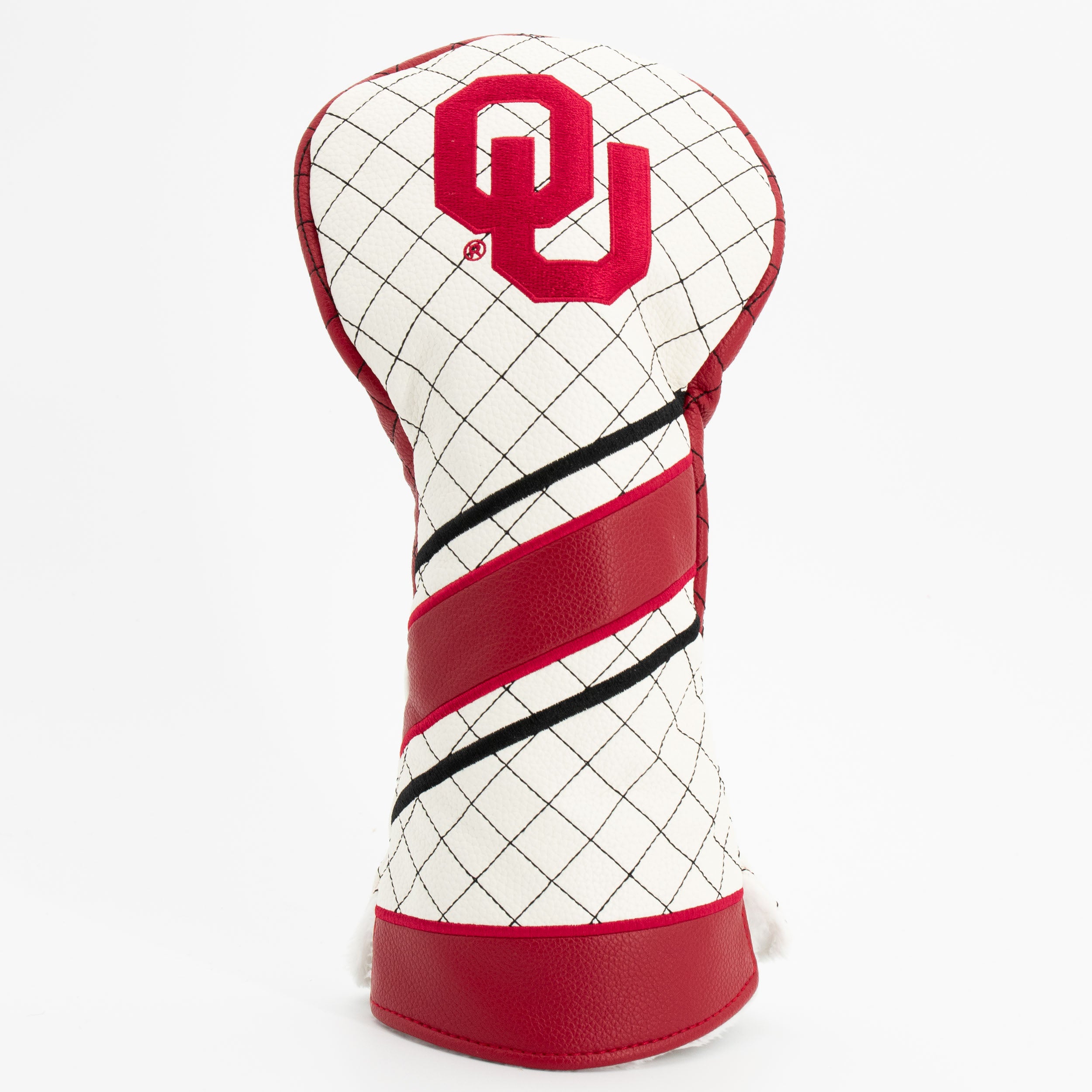 Oklahoma Sooners Quilted Driver Headcover (STRIPED)