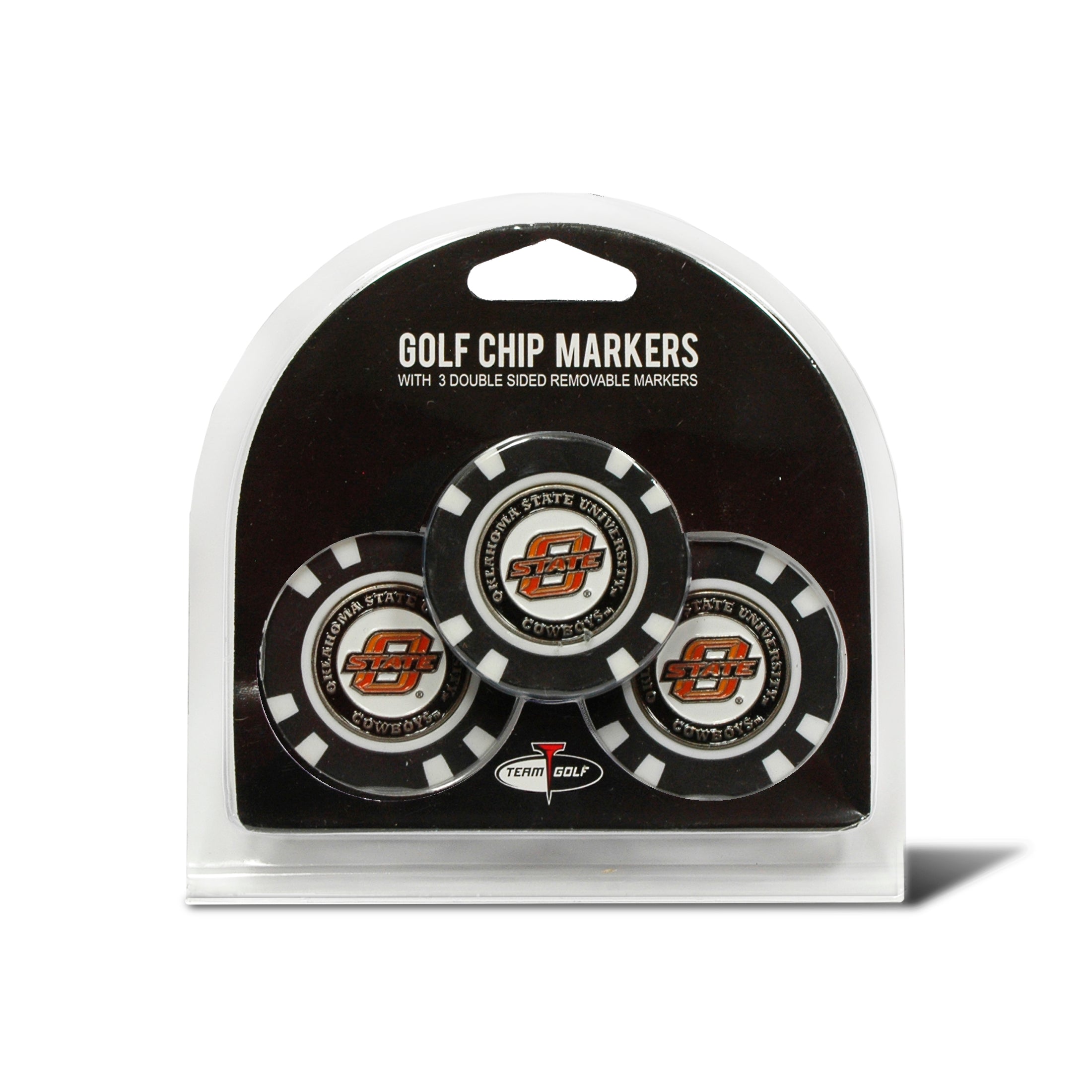 Oklahoma State Cowboys 3 Pack Golf Chip Ball Markers