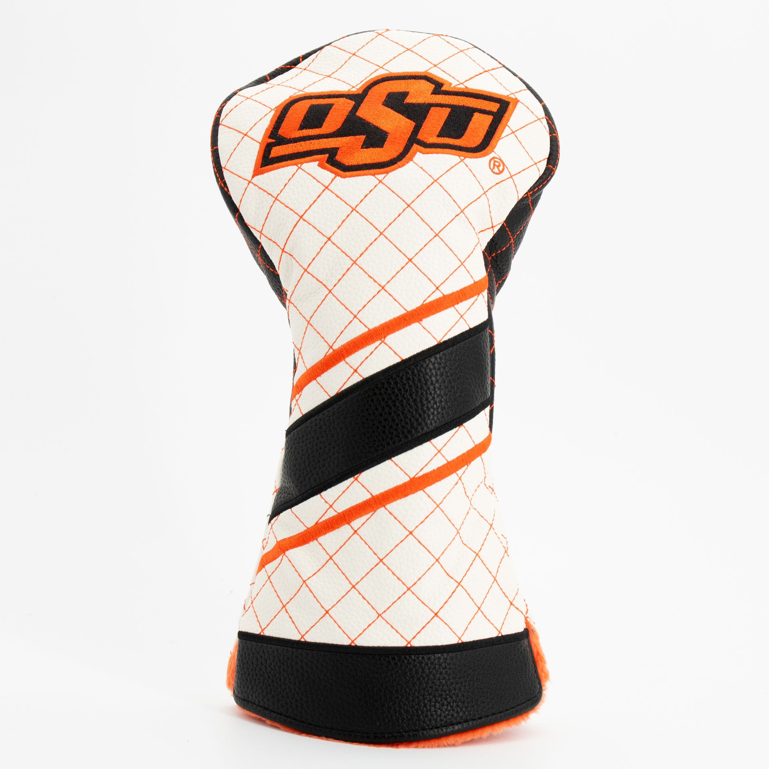 Oklahoma State Cowboys Quilted Driver Headcover (STRIPED)
