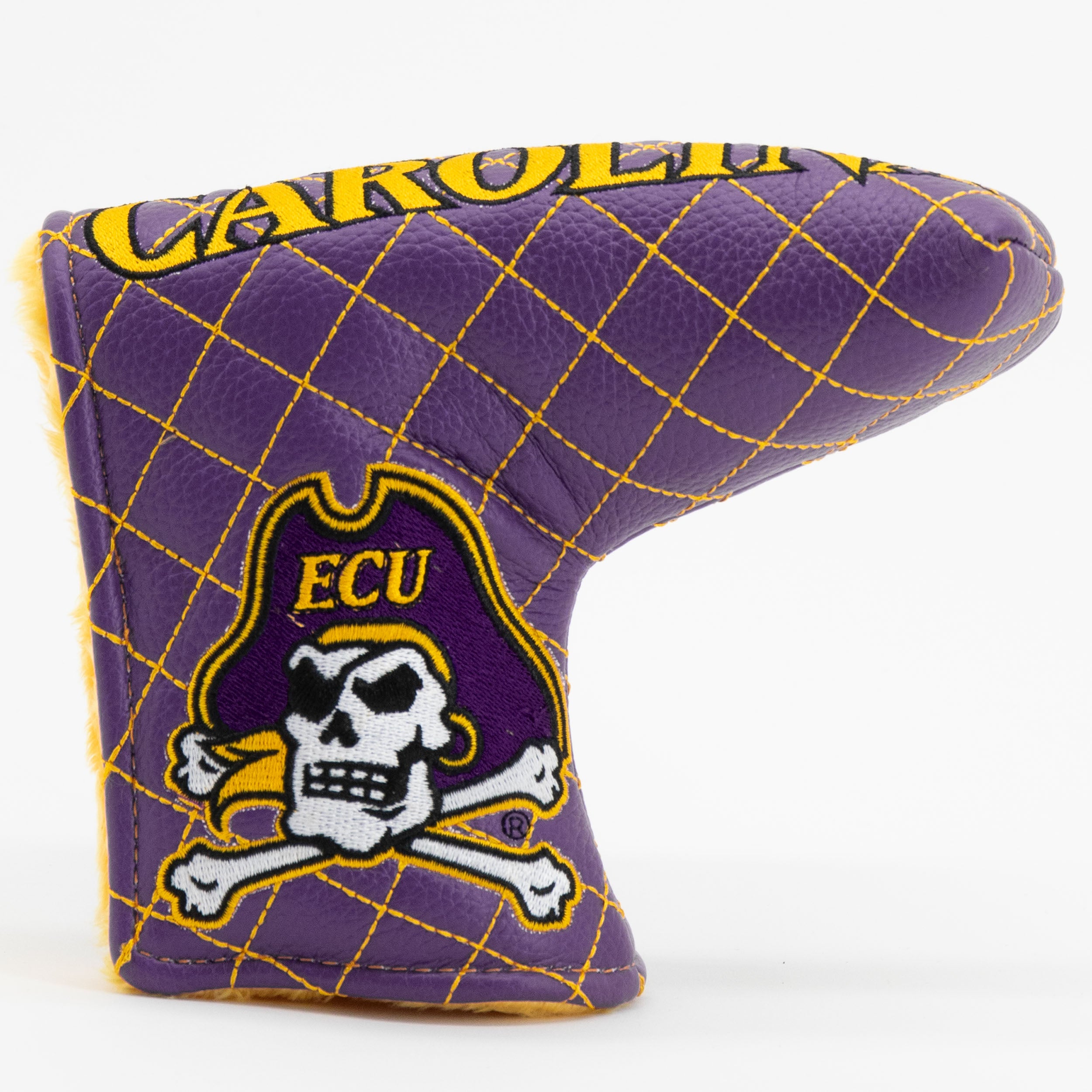 ECU Pirates Quited Blade Putter Cover (SOLID)