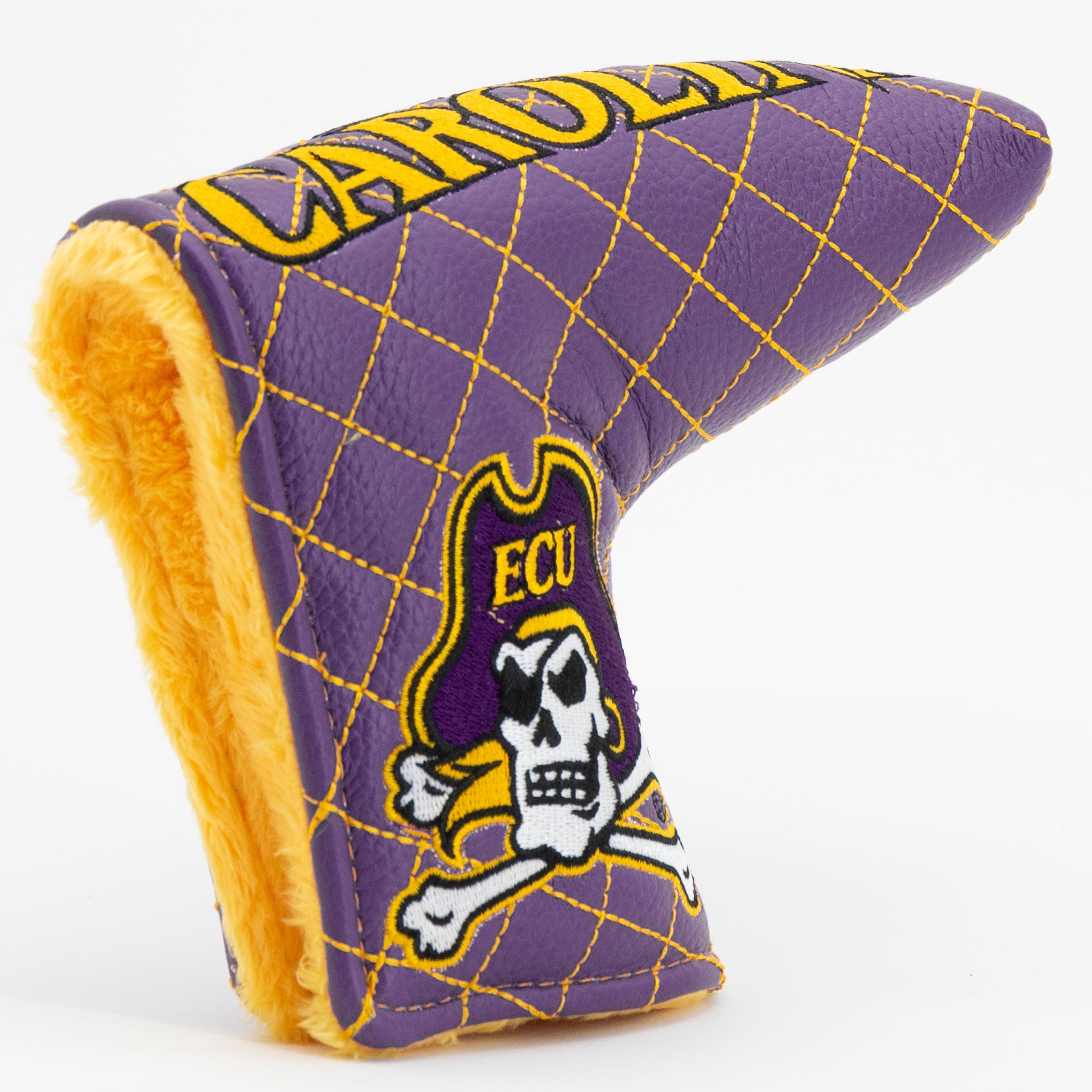 ECU Pirates Quited Blade Putter Cover (SOLID)
