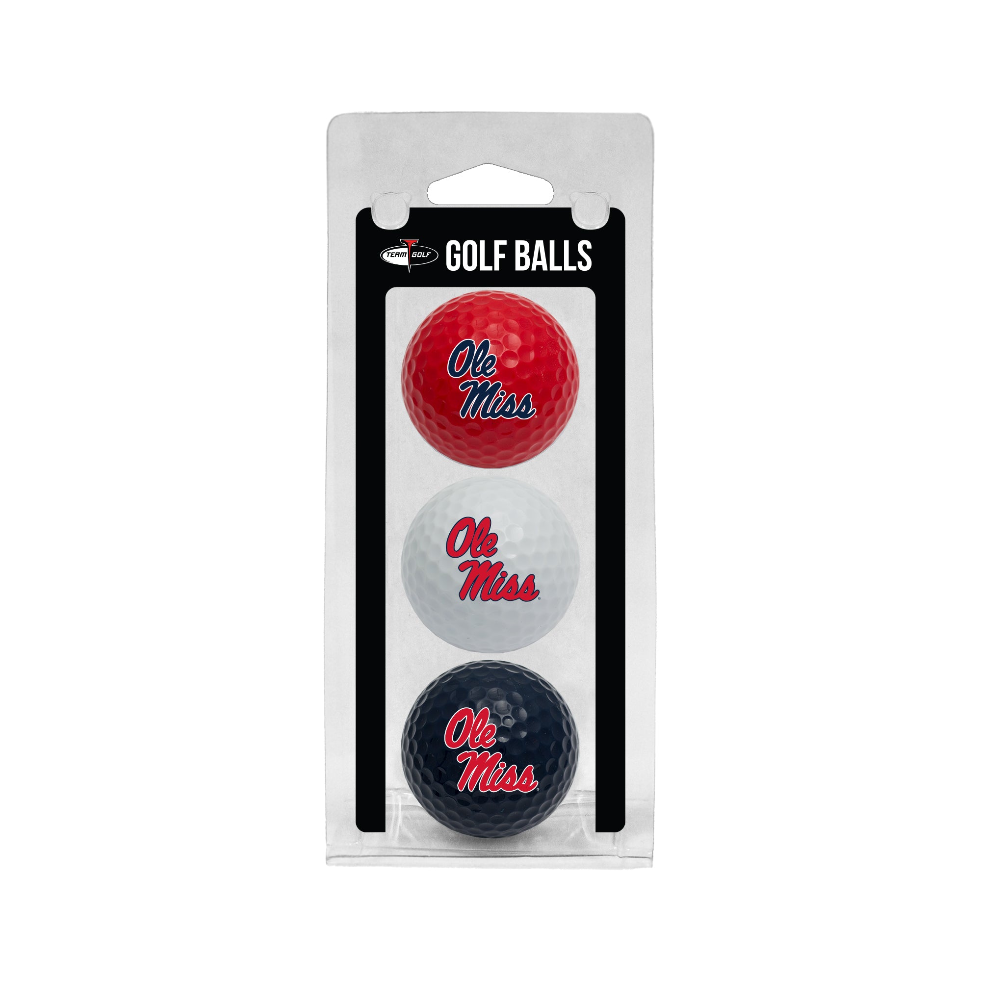 Ole Miss Rebels Golf Balls 3 Pack