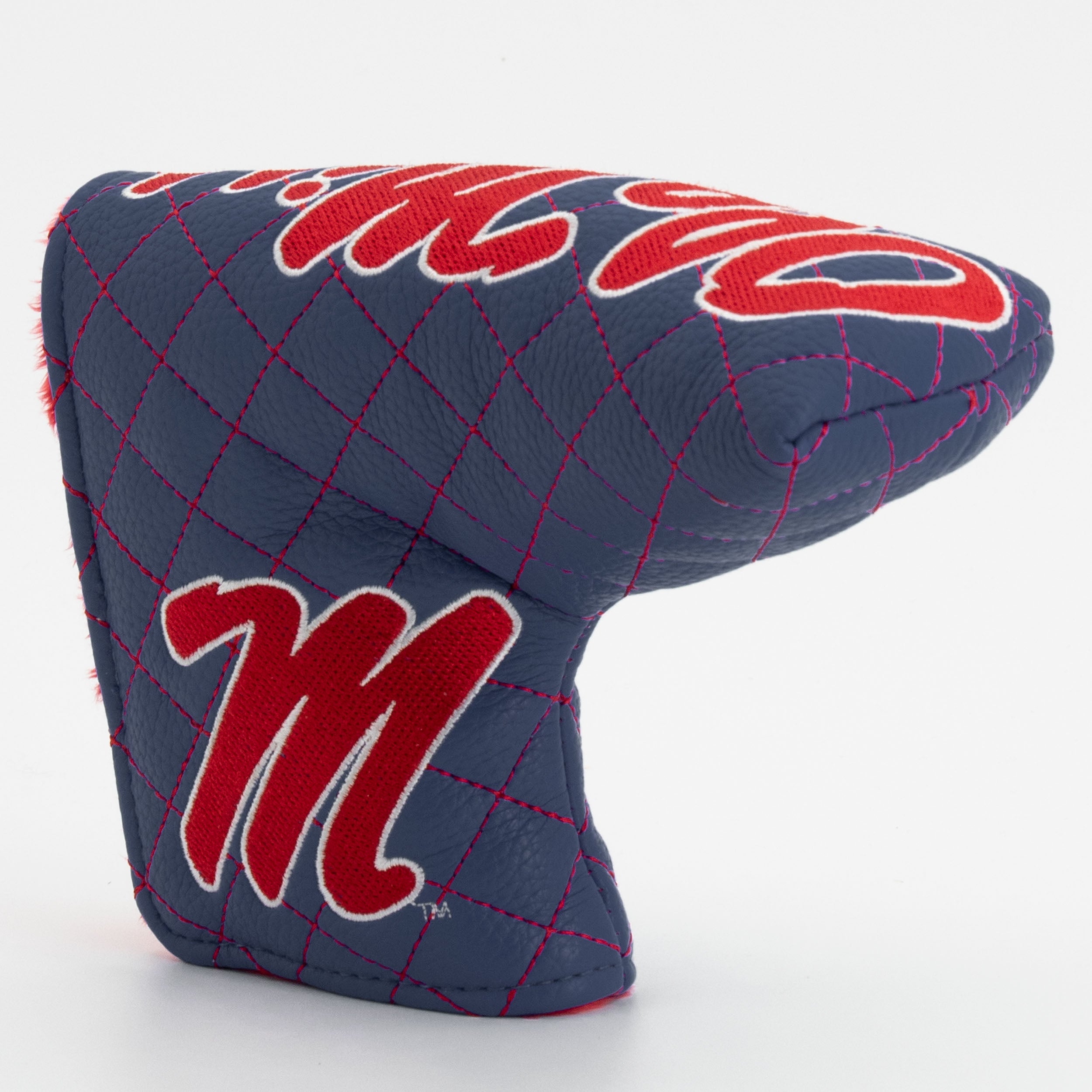 Ole Miss Rebels Quited Blade Putter Cover (SOLID)