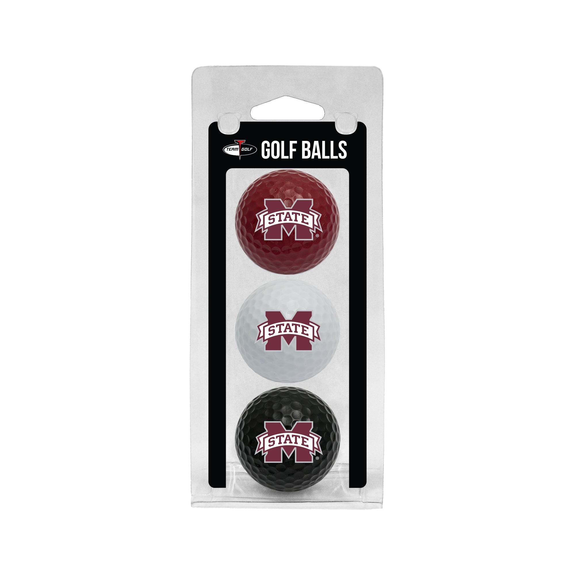 Mississippi State Bulldogs Golf Balls 3 Pack