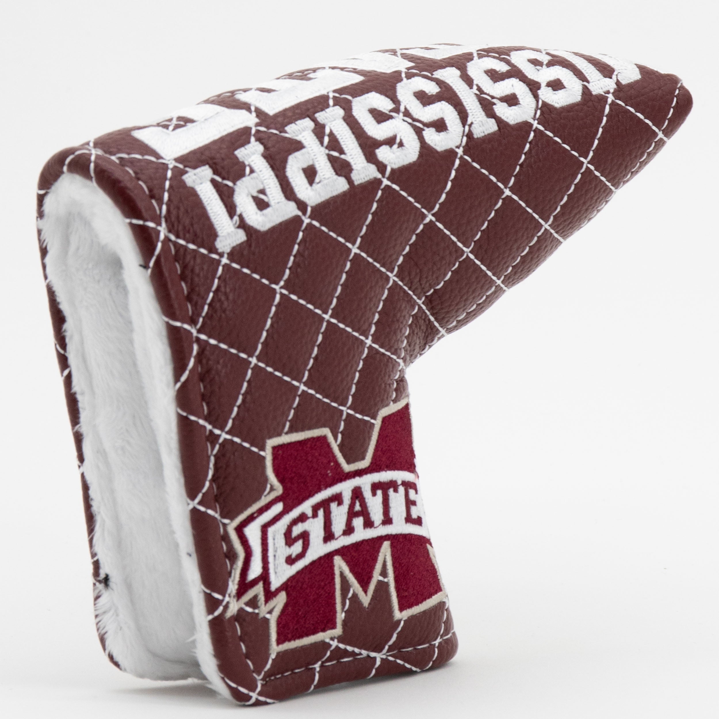 Mississippi State Bulldogs Quited Blade Putter Cover (SOLID)