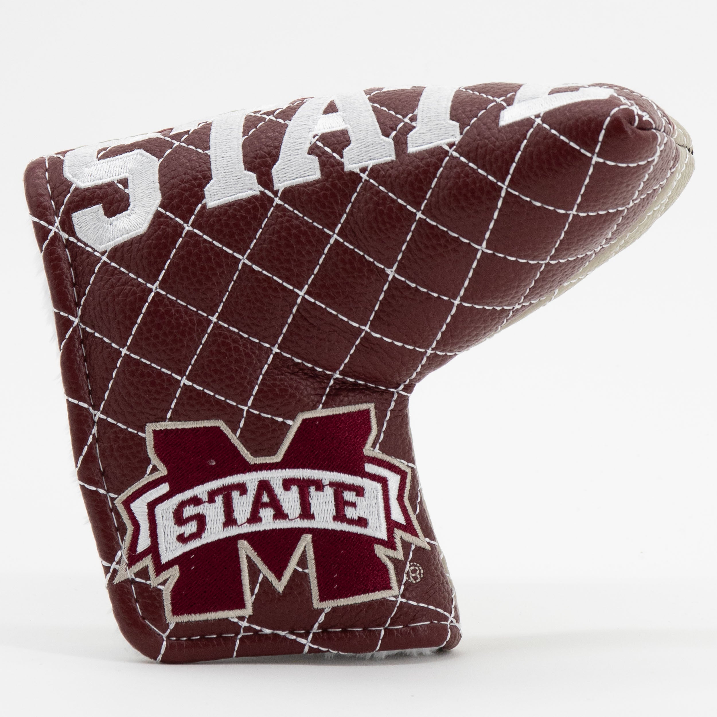 Mississippi State Bulldogs Quited Blade Putter Cover (SPLIT)