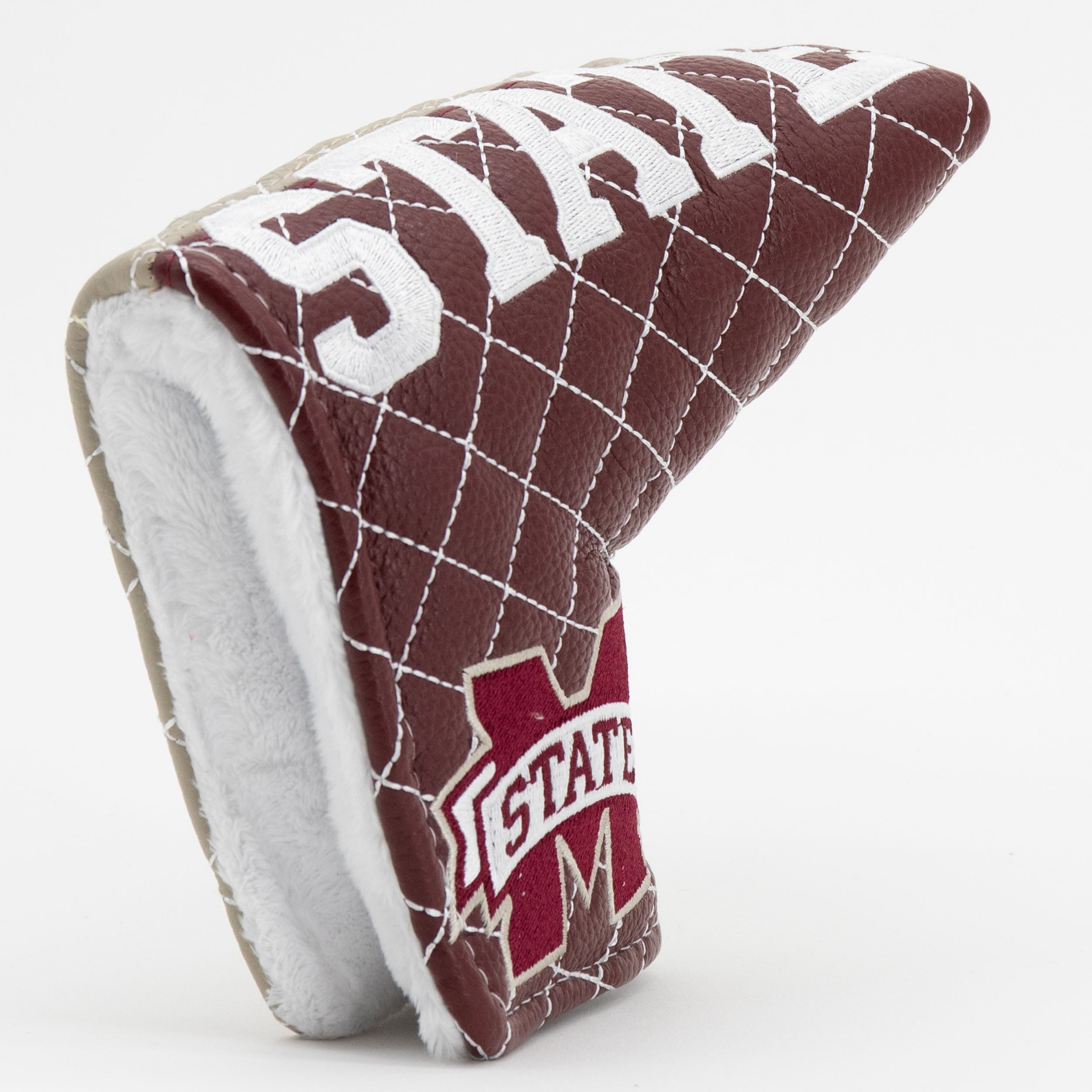 Mississippi State Bulldogs Quited Blade Putter Cover (SPLIT)