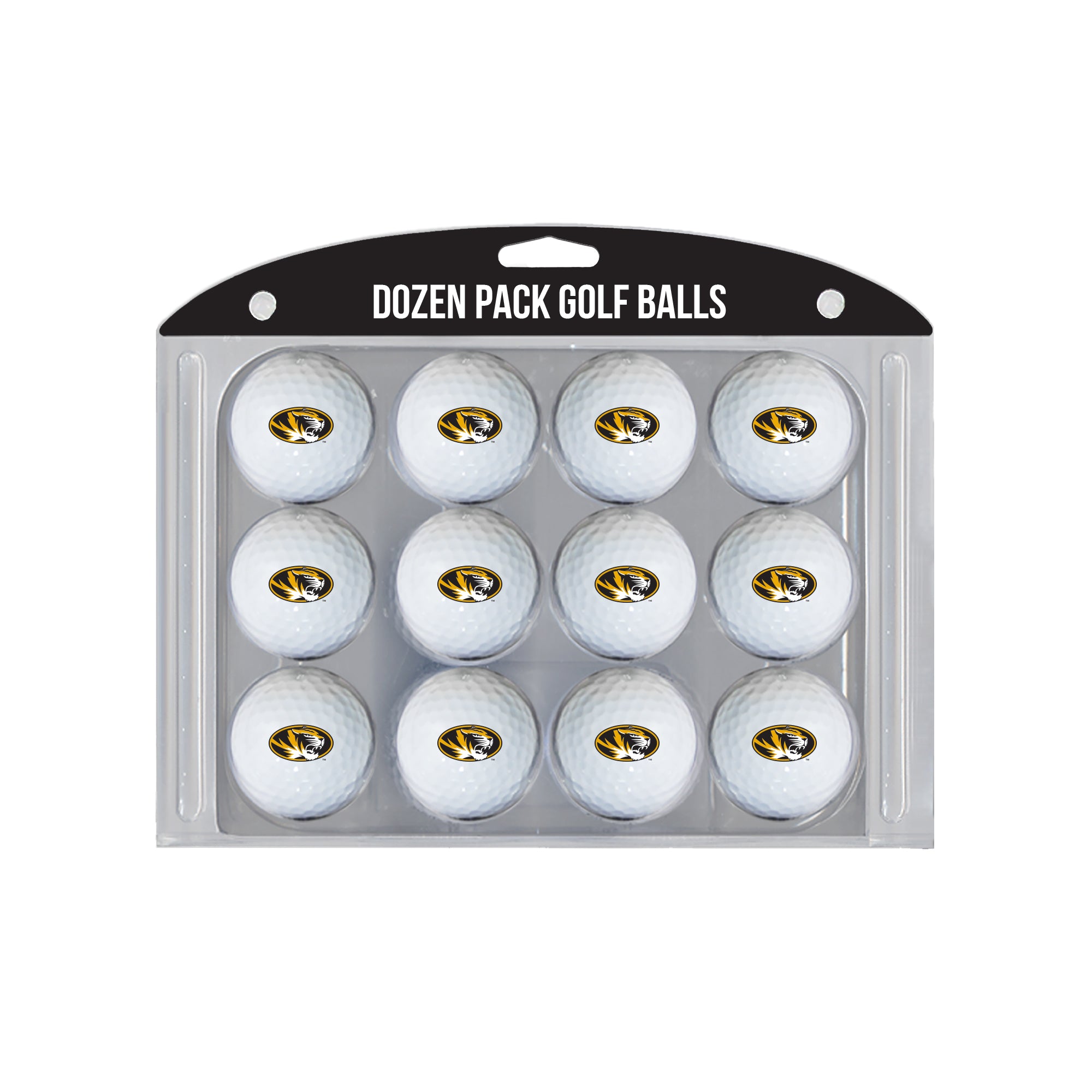 Missouri Tigers Golf Balls Dozen Pack