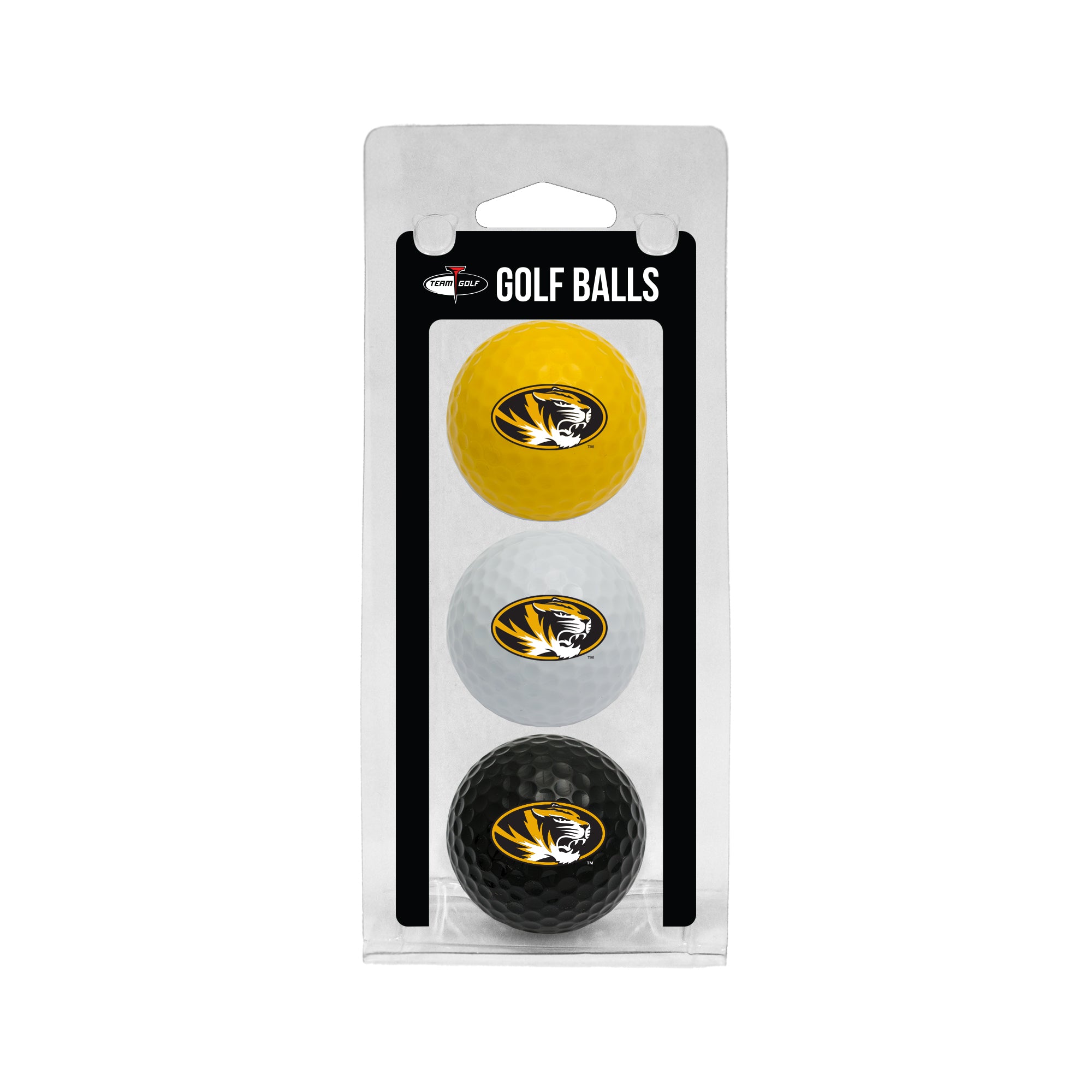 Missouri Tigers Golf Balls 3 Pack