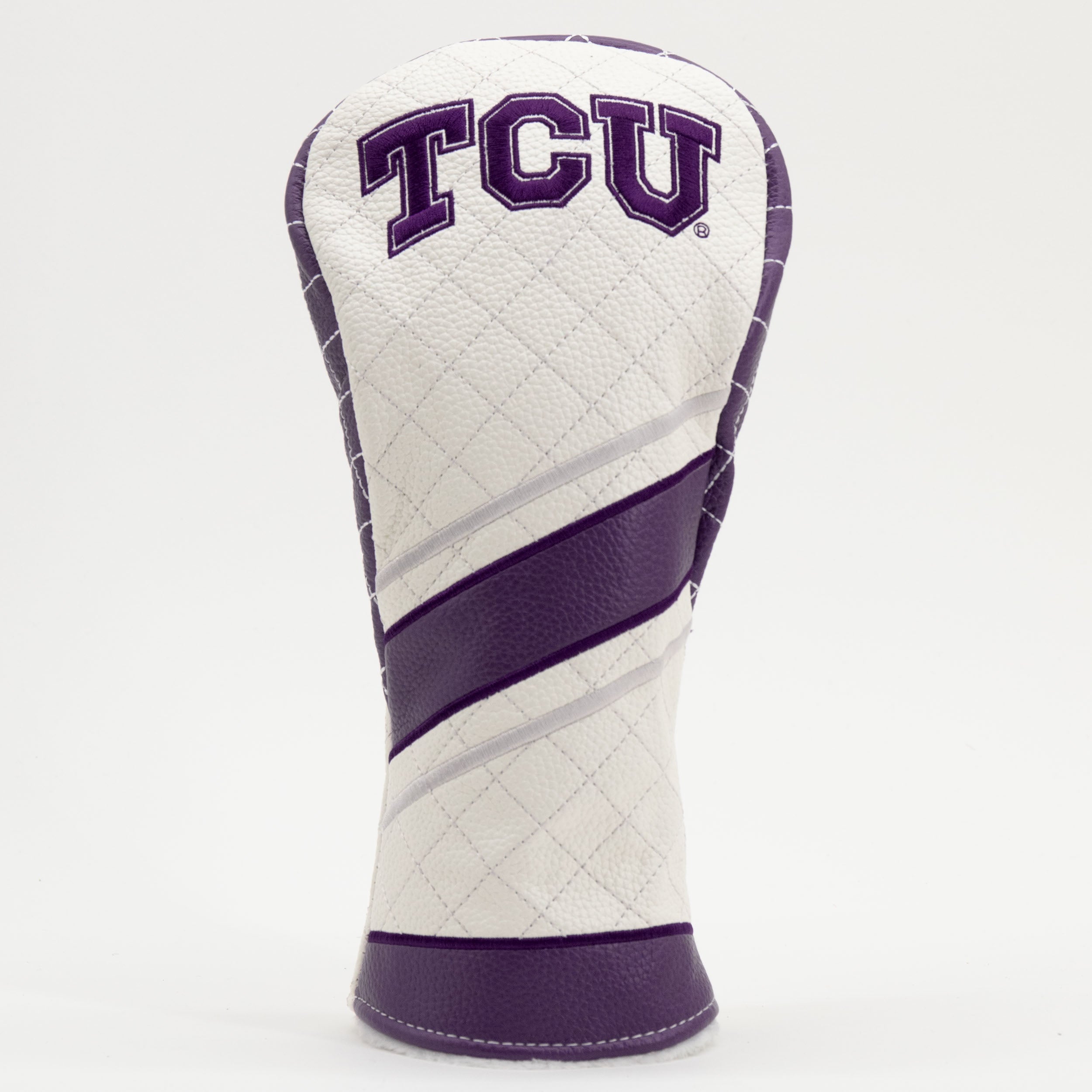 TCU Horned Frogs Quilted Fairway Headcover (STRIPED)