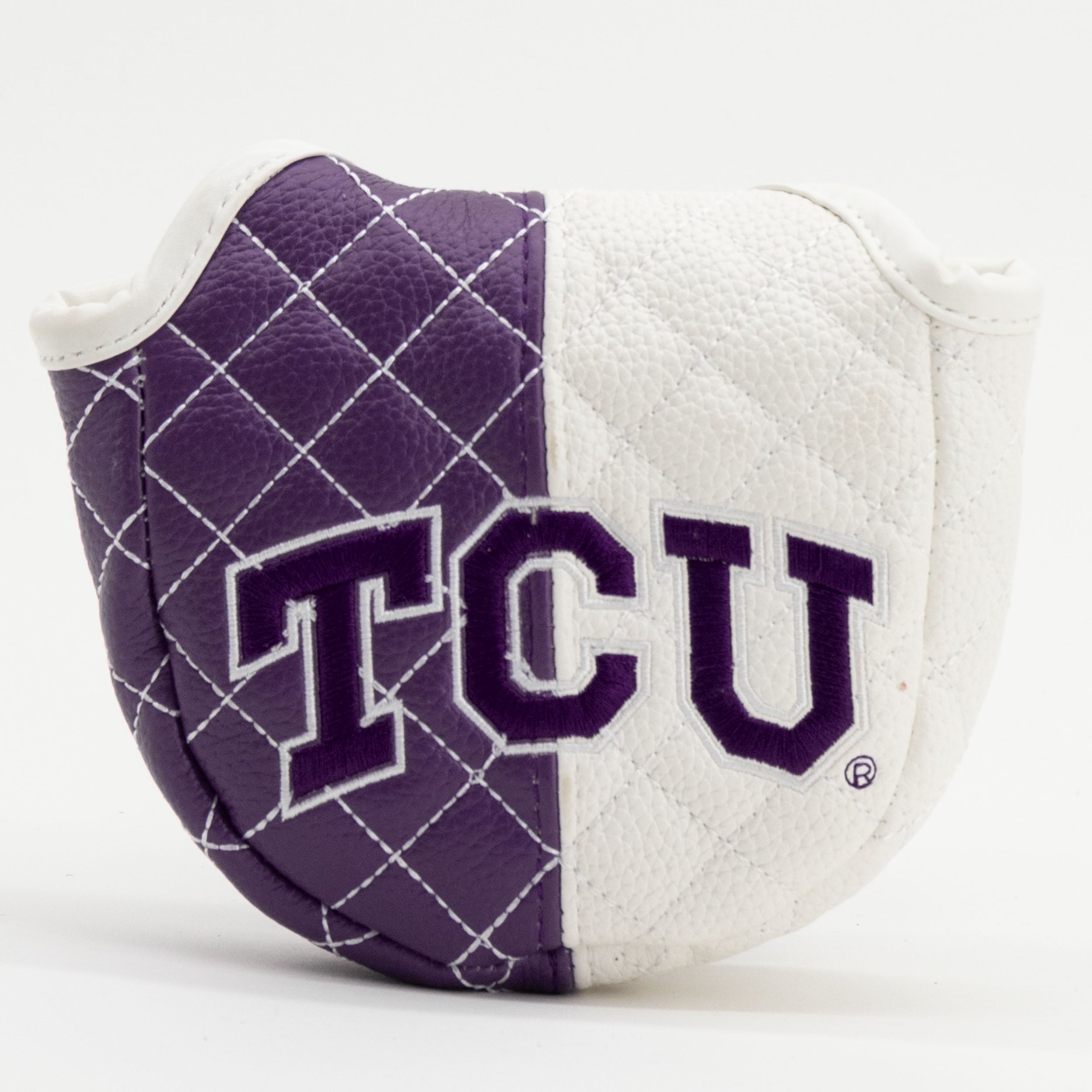 TCU Horned Frogs Quilted Mallet Putter Cover (SPLIT)