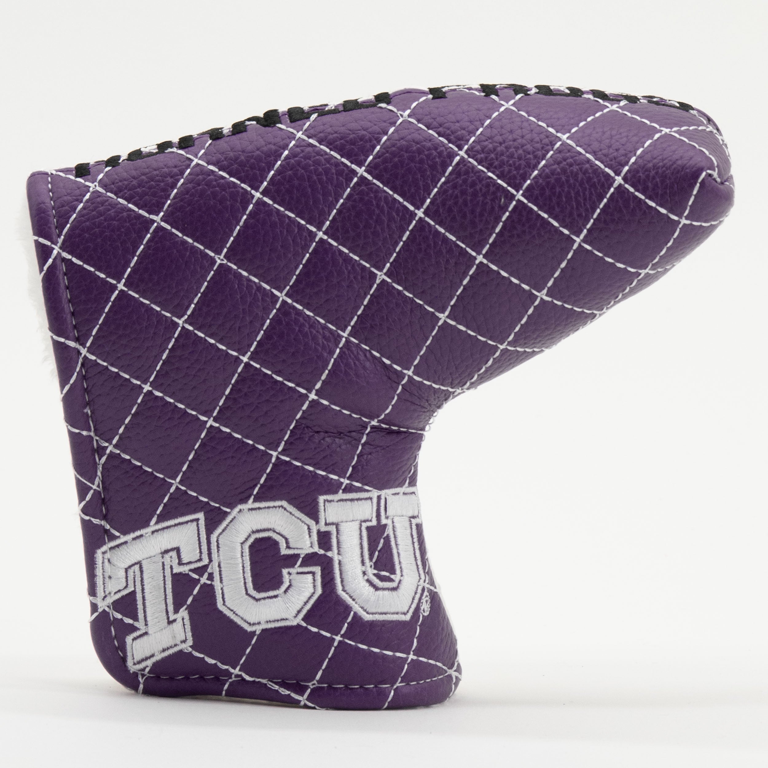 TCU Horned Frogs Quited Blade Putter Cover (SPLIT)