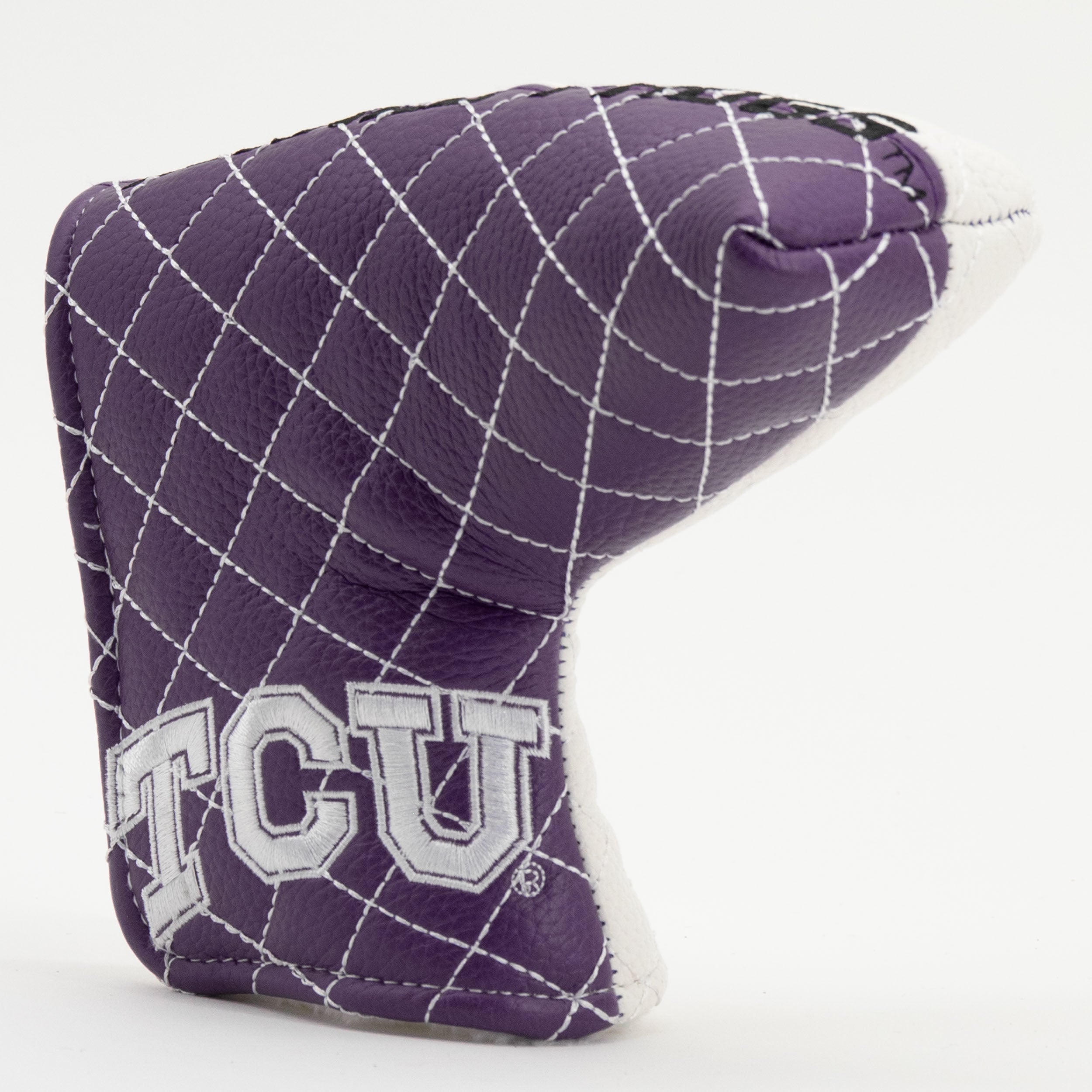TCU Horned Frogs Quited Blade Putter Cover (SPLIT)