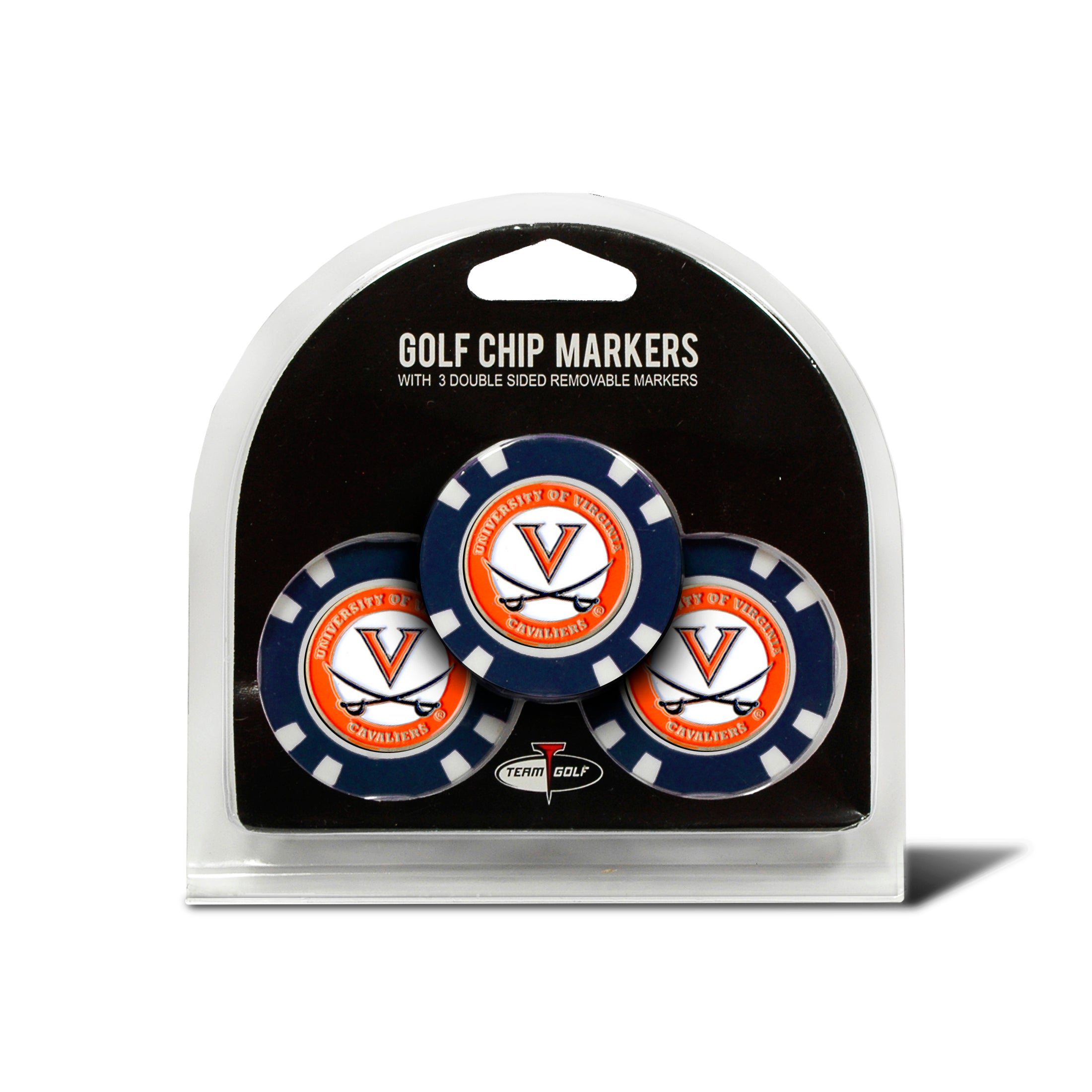 Virginia Cavaliers 3 Pack Golf Chip Ball Markers