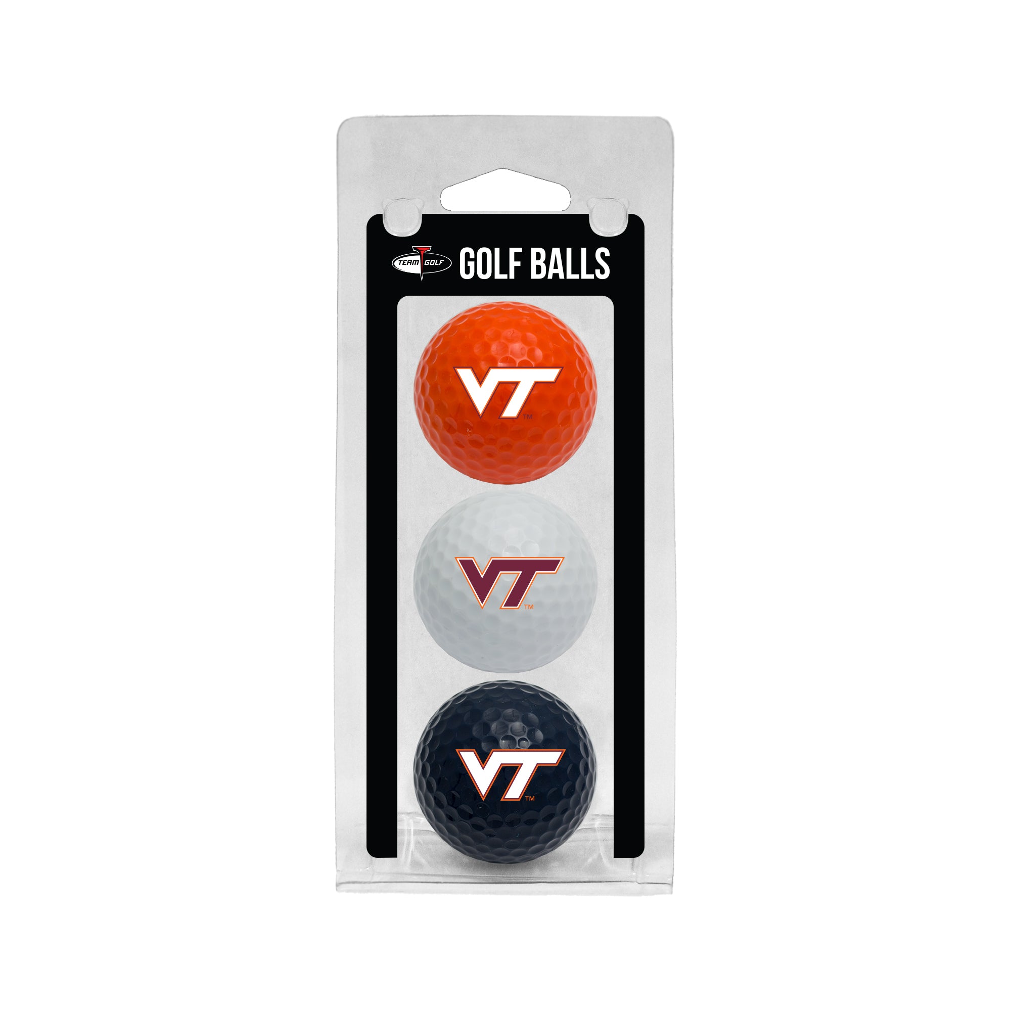 Virginia Tech Hokies Golf Balls 3 Pack