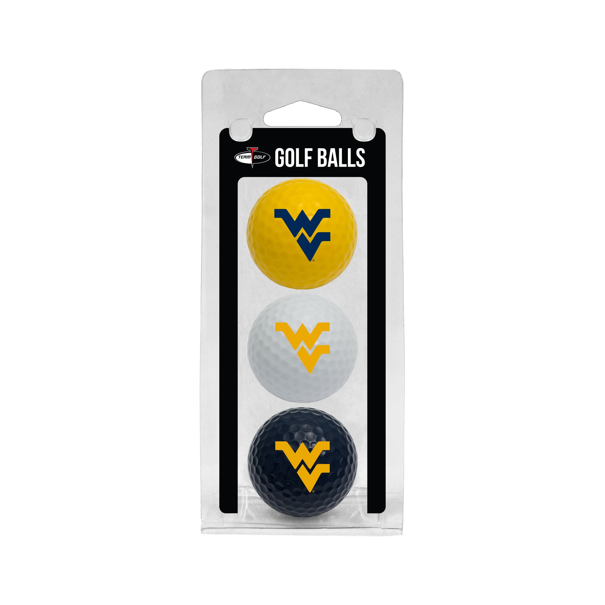West Virginia Mountaineers Golf Balls 3 Pack