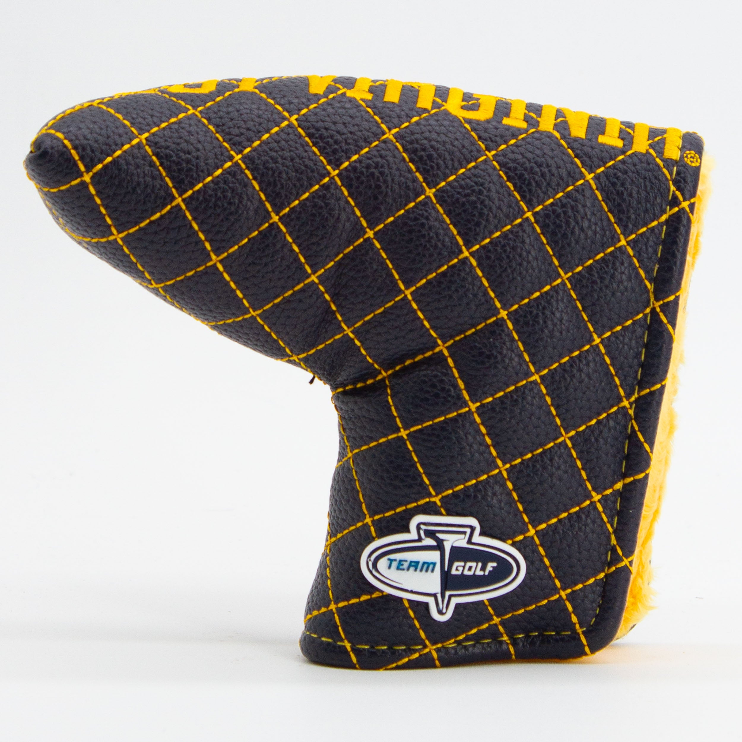 West Virginia Mountaineers Quited Blade Putter Cover (SOLID)