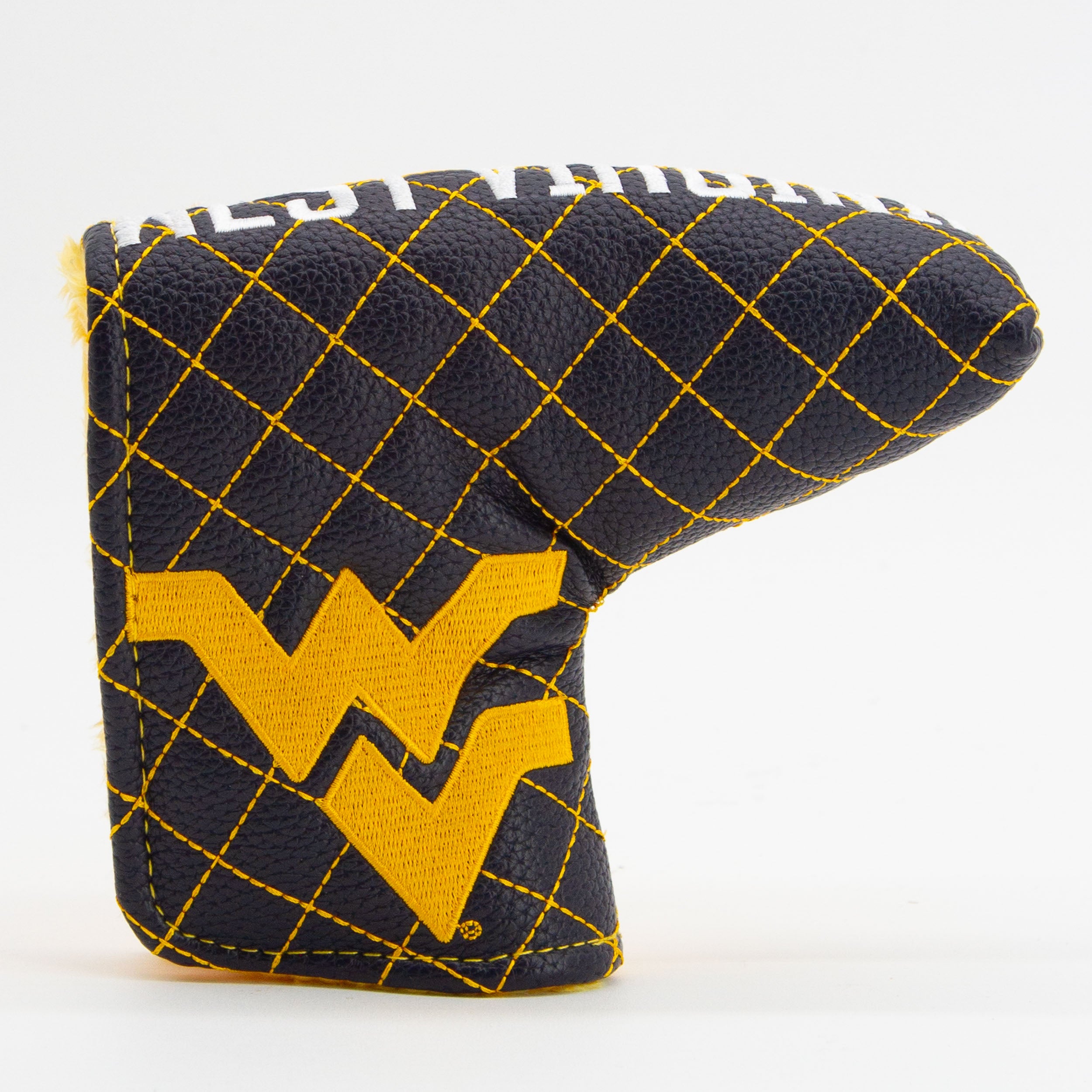 West Virginia Mountaineers Quited Blade Putter Cover (SPLIT)