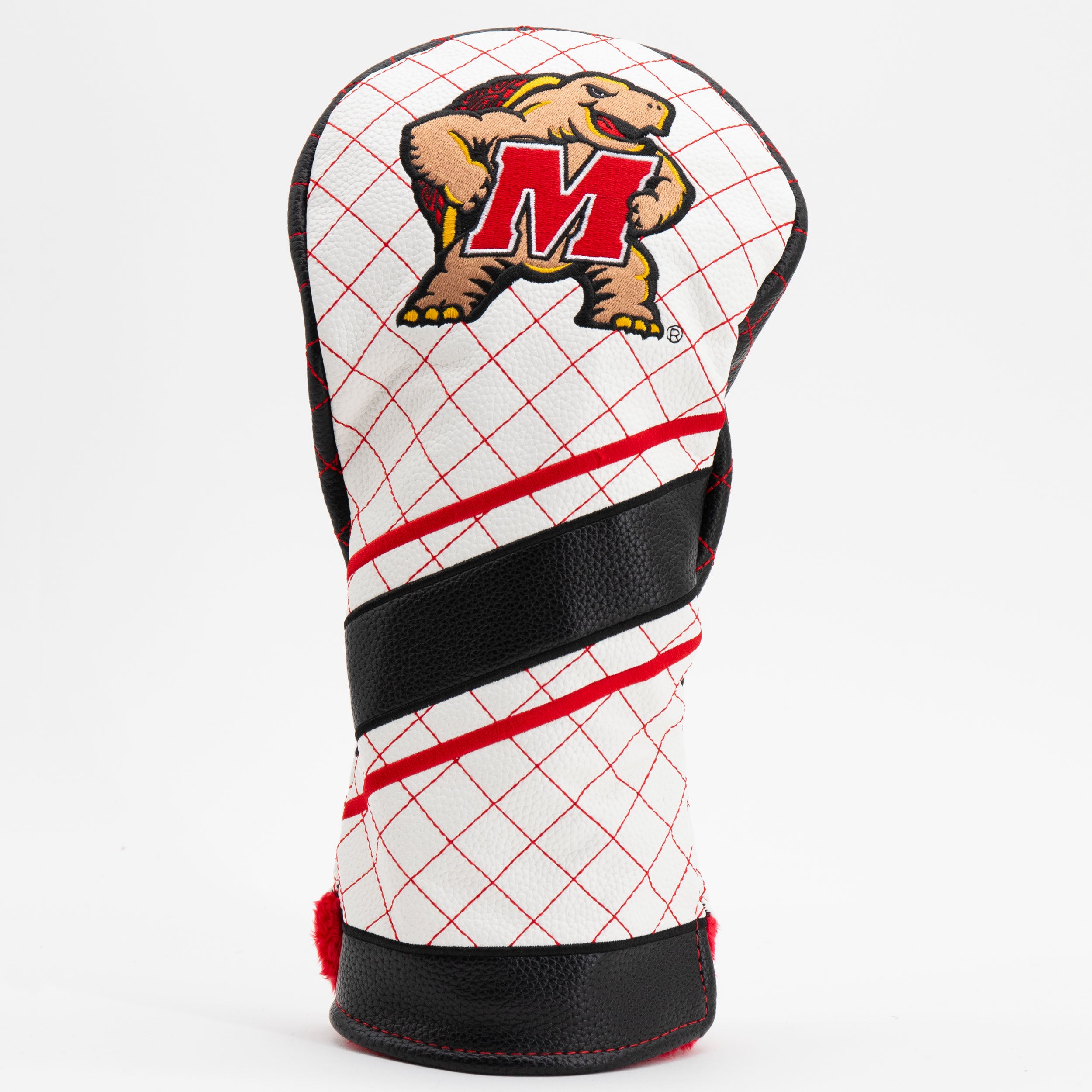 Maryland Terrapins Quilted Driver Headcover (STRIPED)