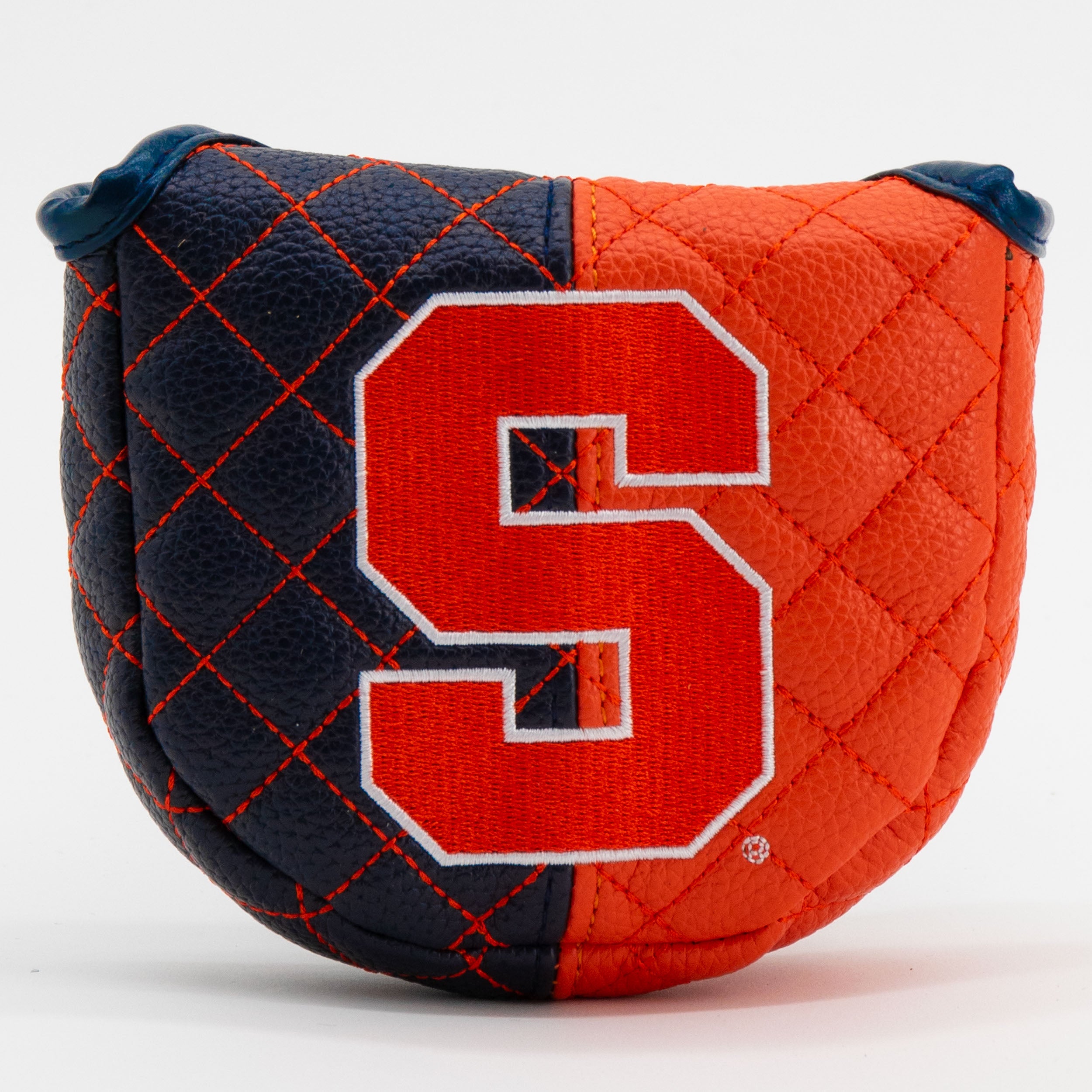 Syracuse Orange Quilted Mallet Putter Cover (SPLIT)