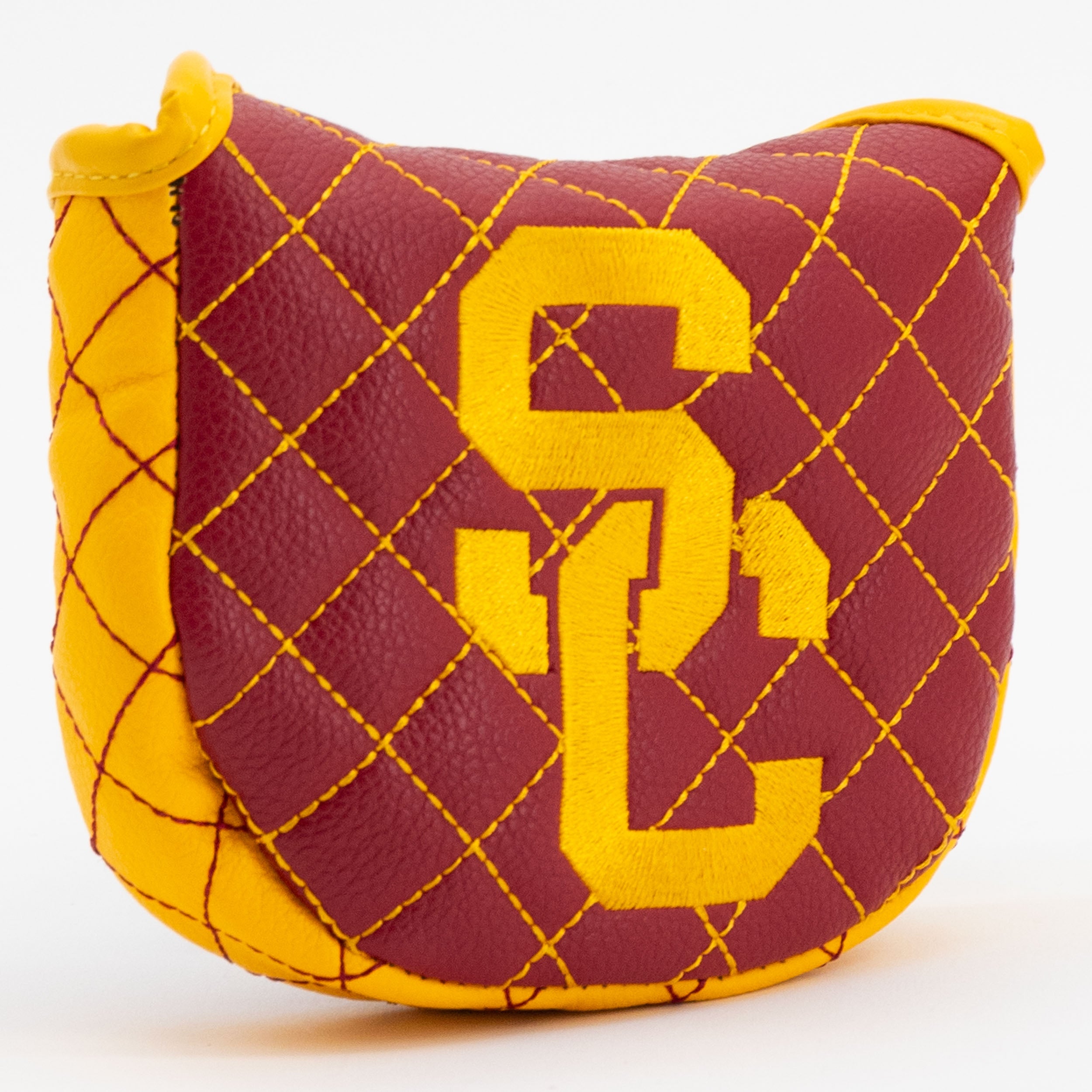USC Trojans Quilted Mallet Putter Cover (SOLID)