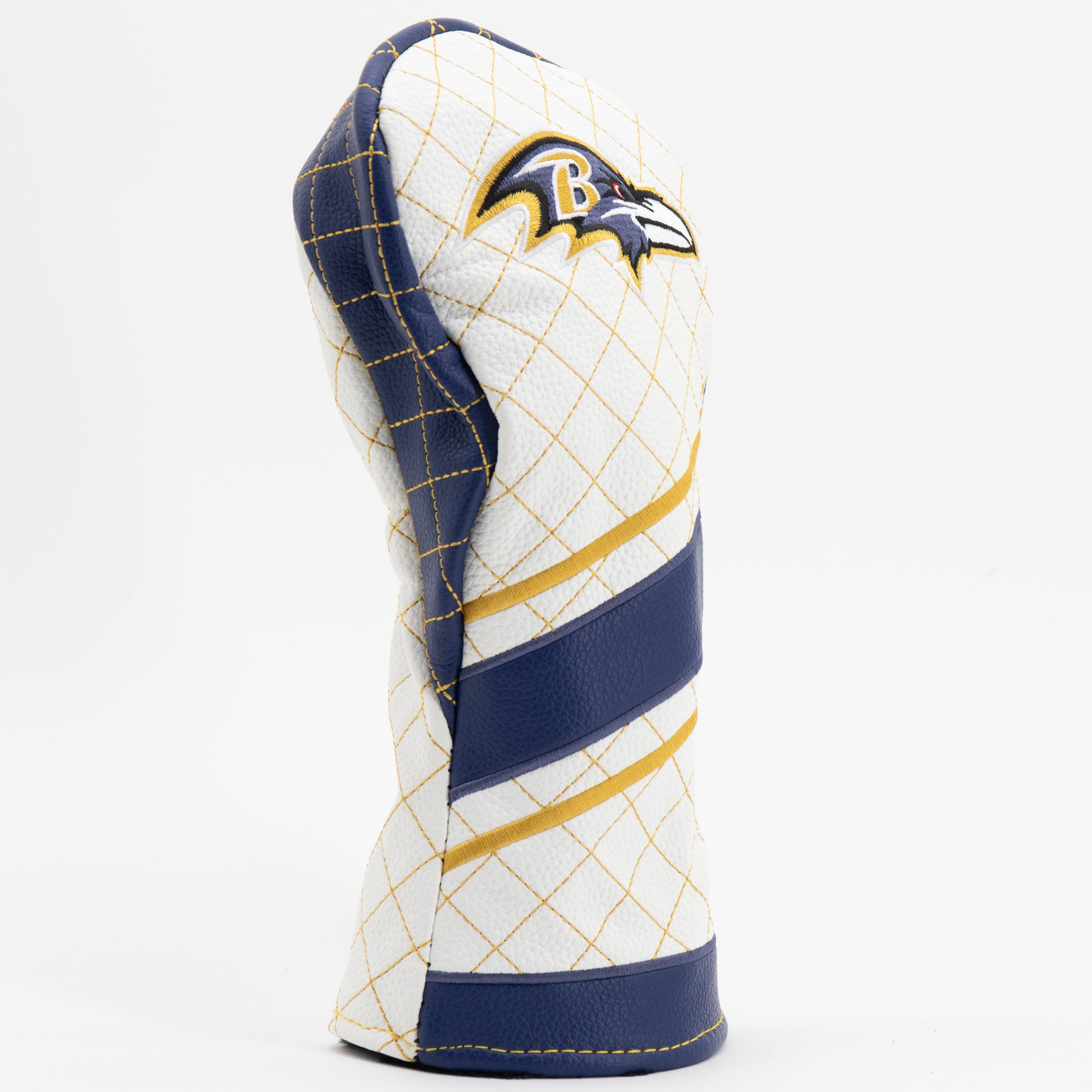Baltimore Ravens Quilted Fairway Headcover (STRIPED)