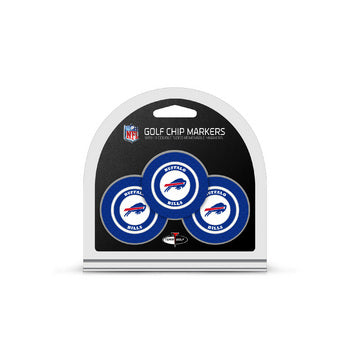 Buffalo Bills 3 Pack Golf Chip Ball Markers