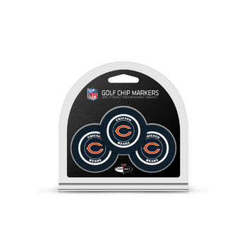 Chicago Bears 3 Pack Golf Chip Ball Markers