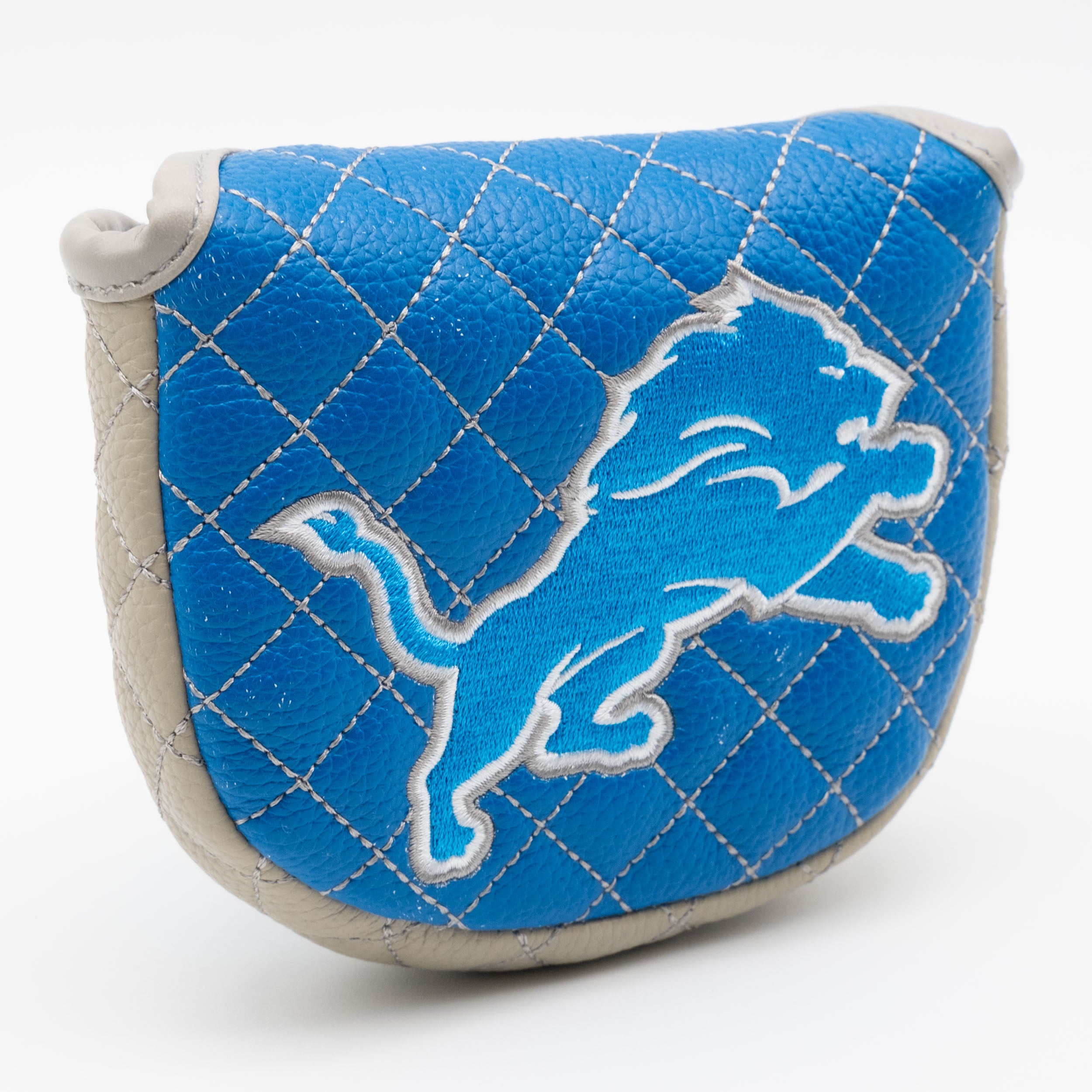 Detroit Lions Quilted Mallet Putter Cover (SOLID)