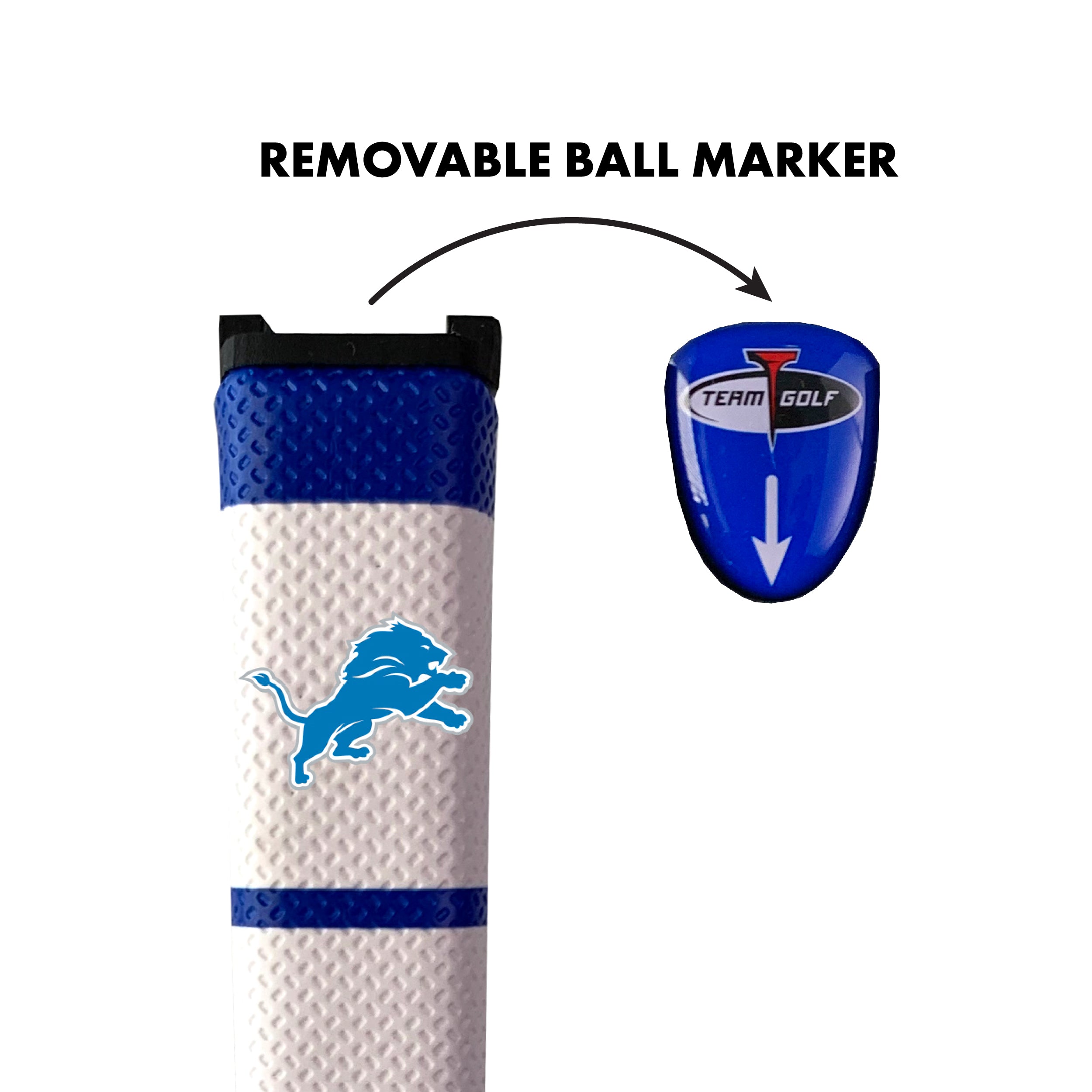 Detroit Lions Putter Grip