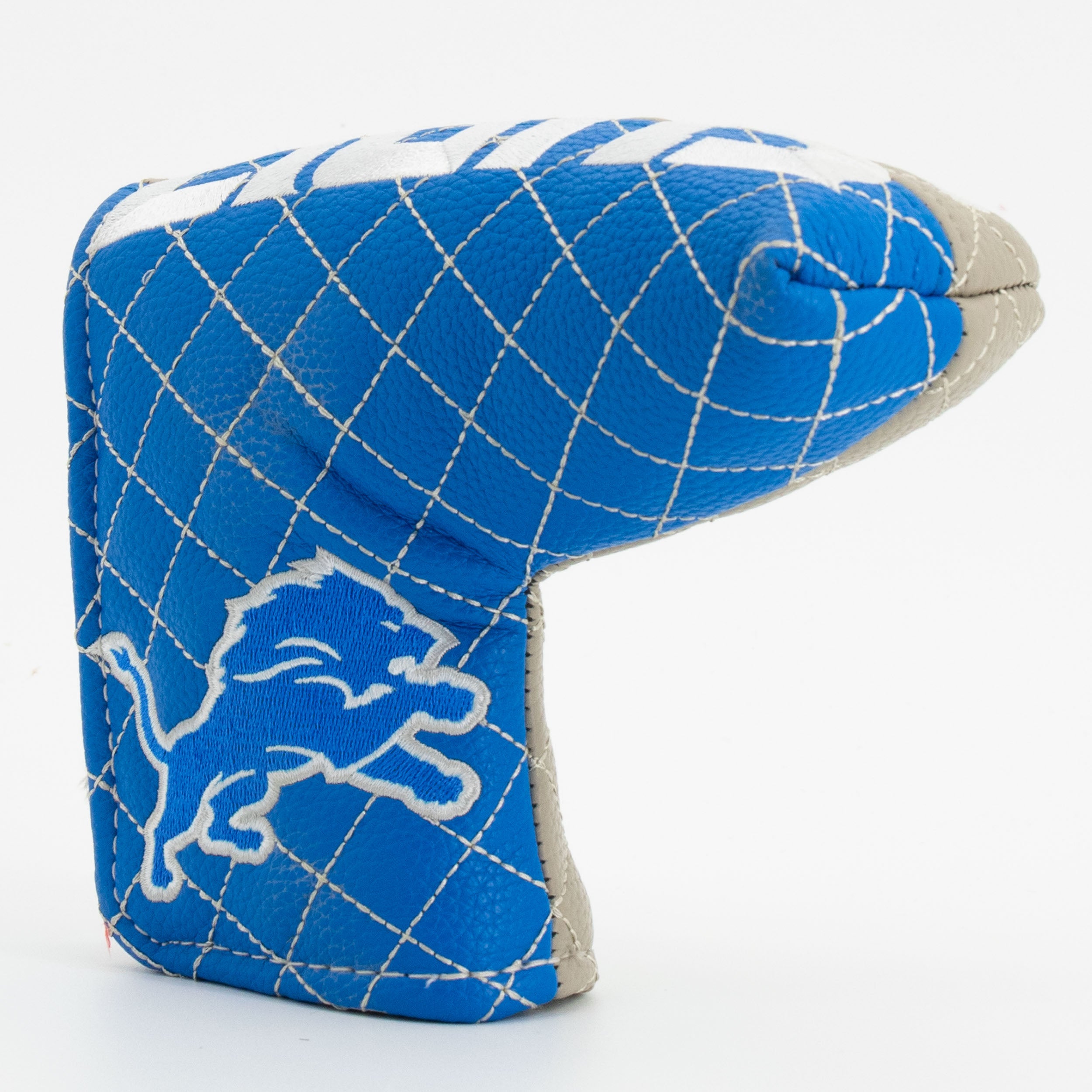 Detroit Lions Quited Blade Putter Cover (SPLIT)