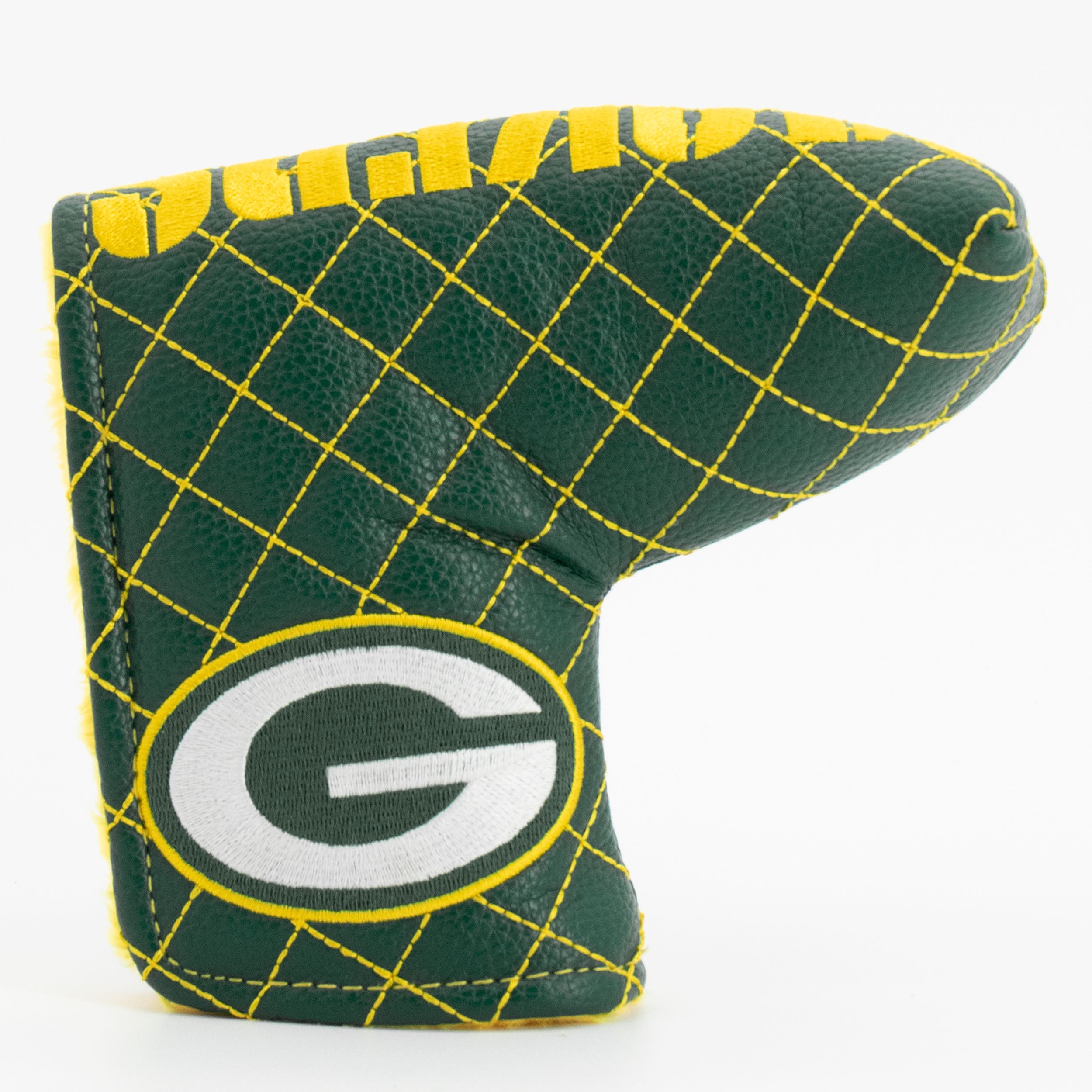 Green Bay Packers Quited Blade Putter Cover (SOLID)