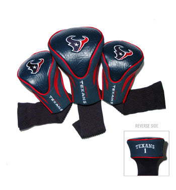 Houston Texans 3 Pack Contour Sock Headcovers