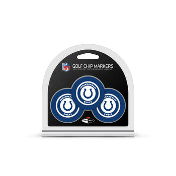 Indianapolis Colts 3 Pack Golf Chip Ball Markers