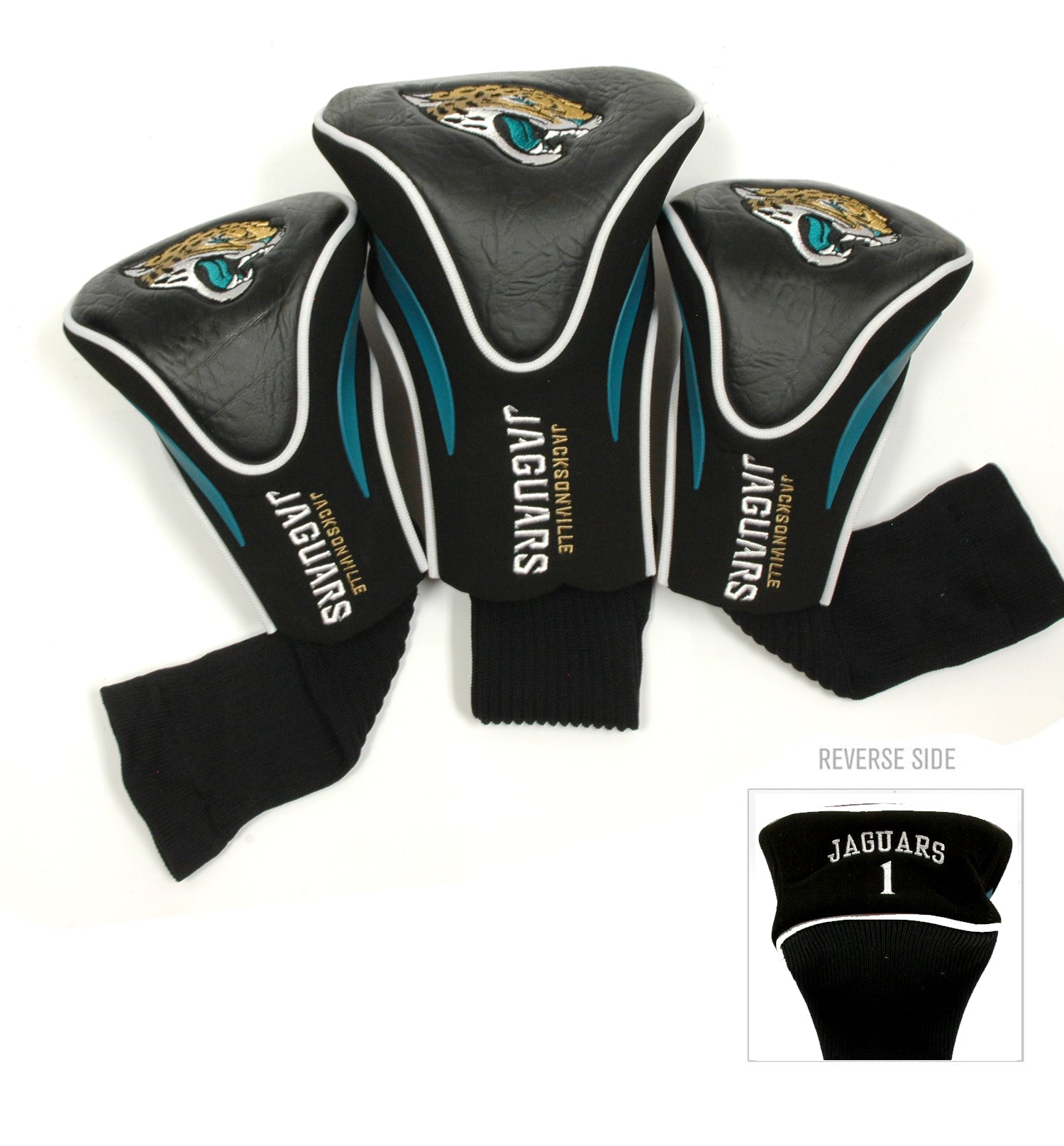 Jacksonville Jaguars 3 Pack Contour Sock Headcovers