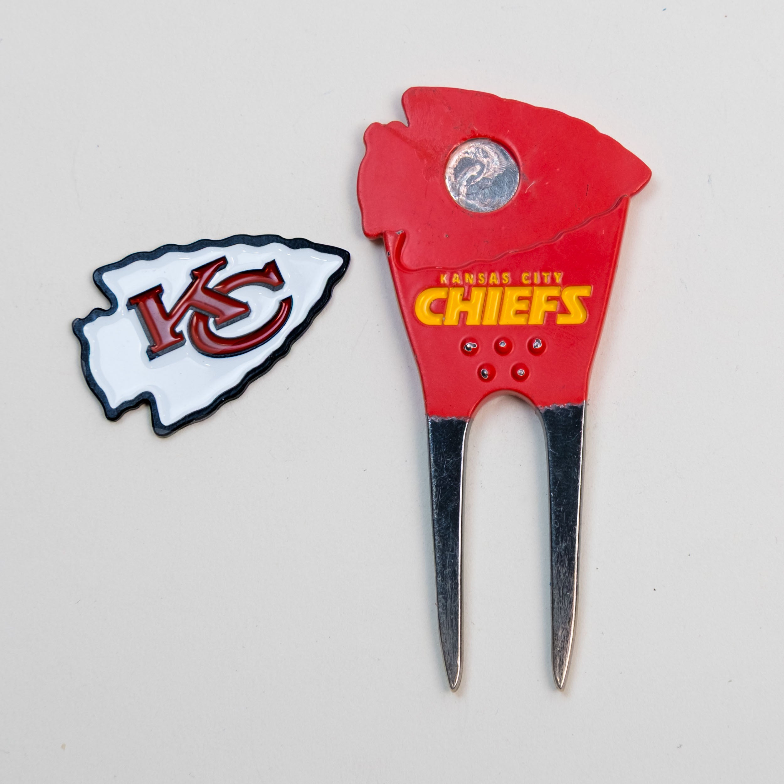 Kansas City Chiefs Custom Shaped Divot Tool