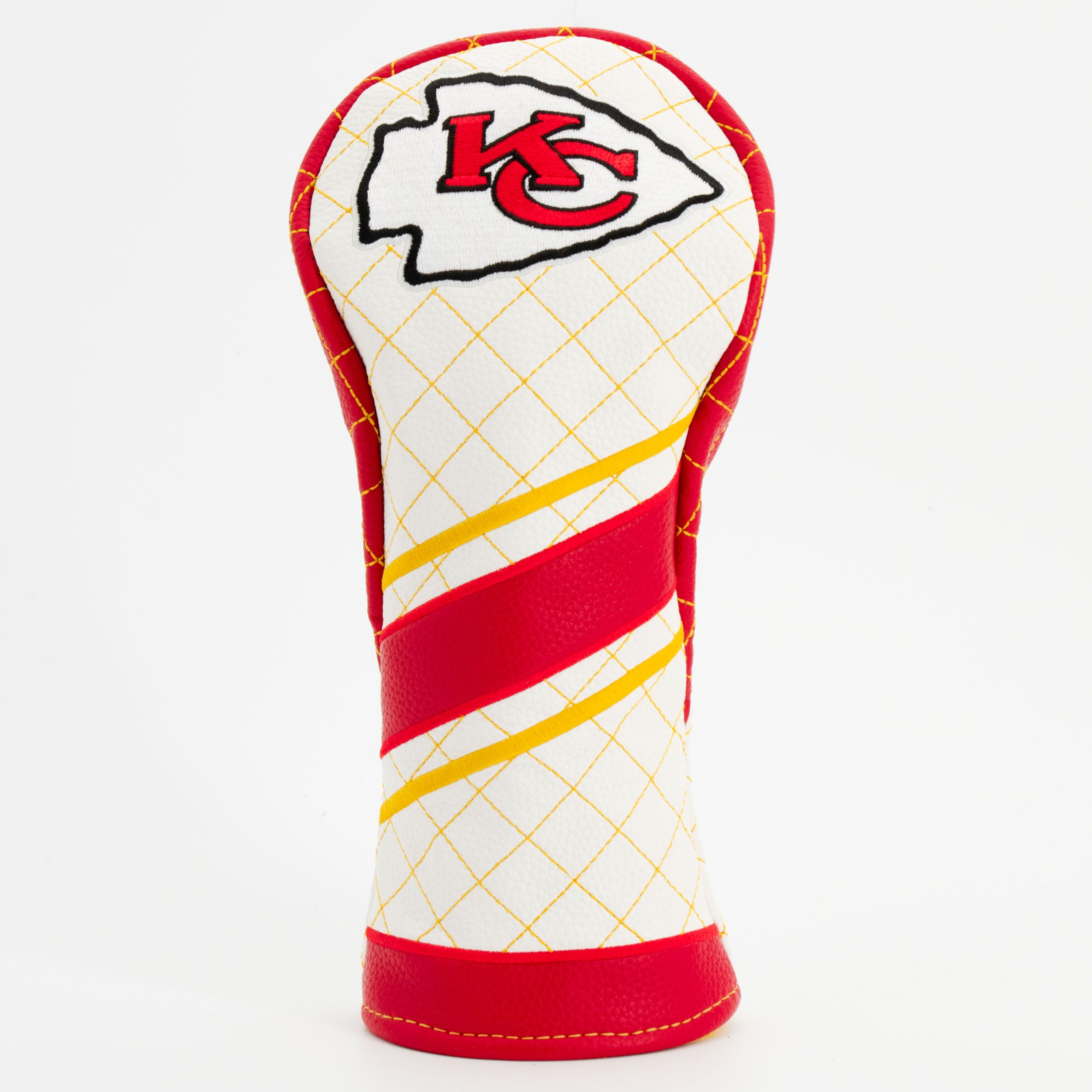 Kansas City Chiefs Quilted Fairway Headcover (STRIPED)