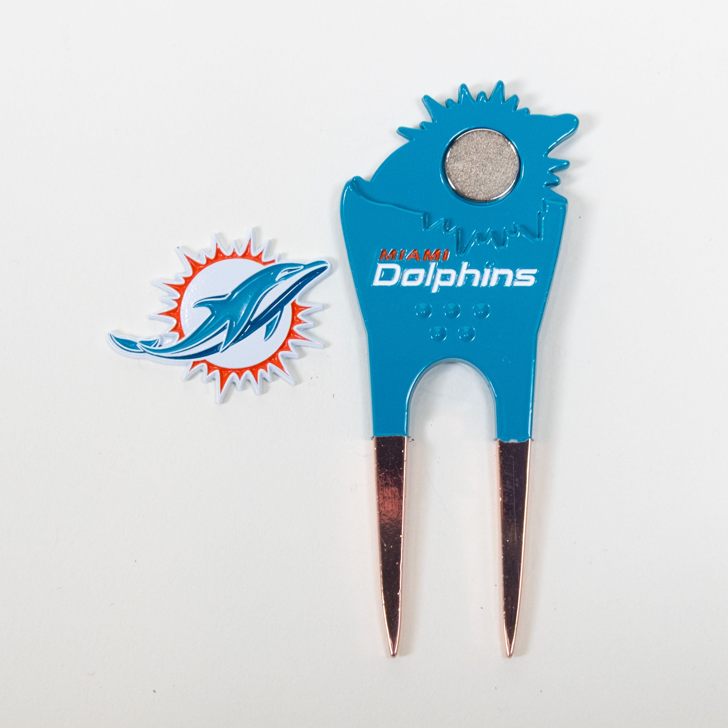 Miami Dolphins Custom Shaped Divot Tool