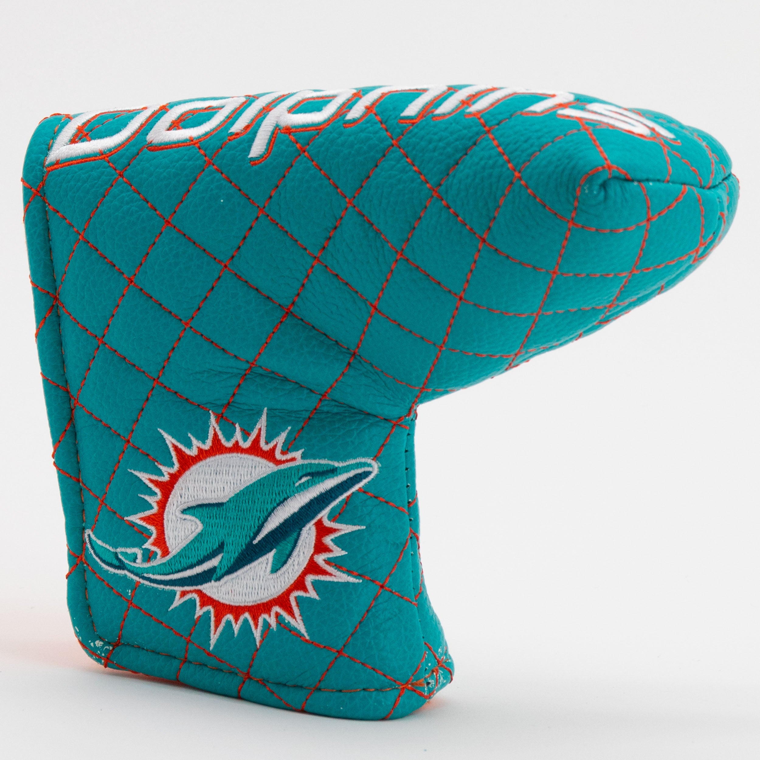 Miami Dolphins Quited Blade Putter Cover (SOLID)
