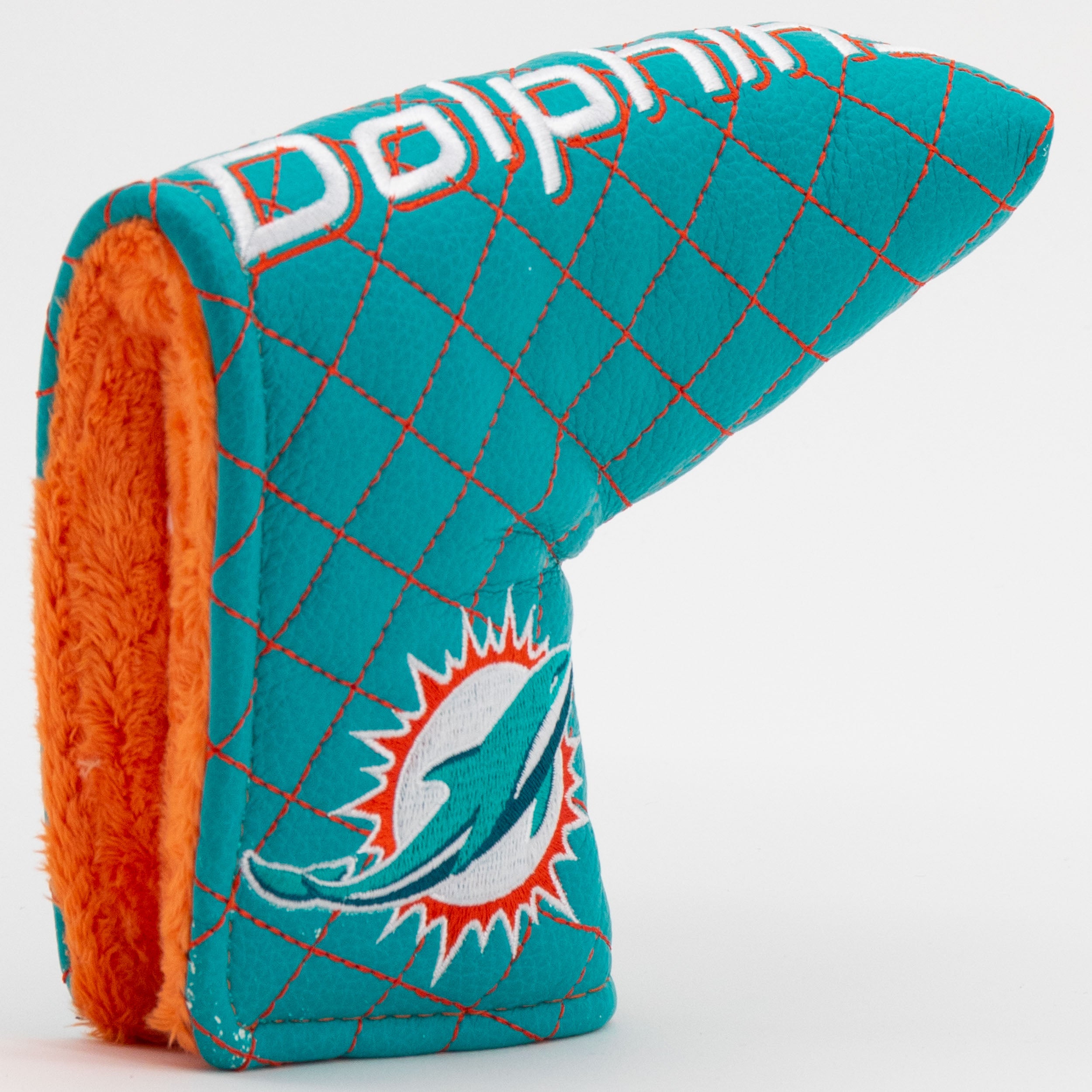 Miami Dolphins Quited Blade Putter Cover (SOLID)