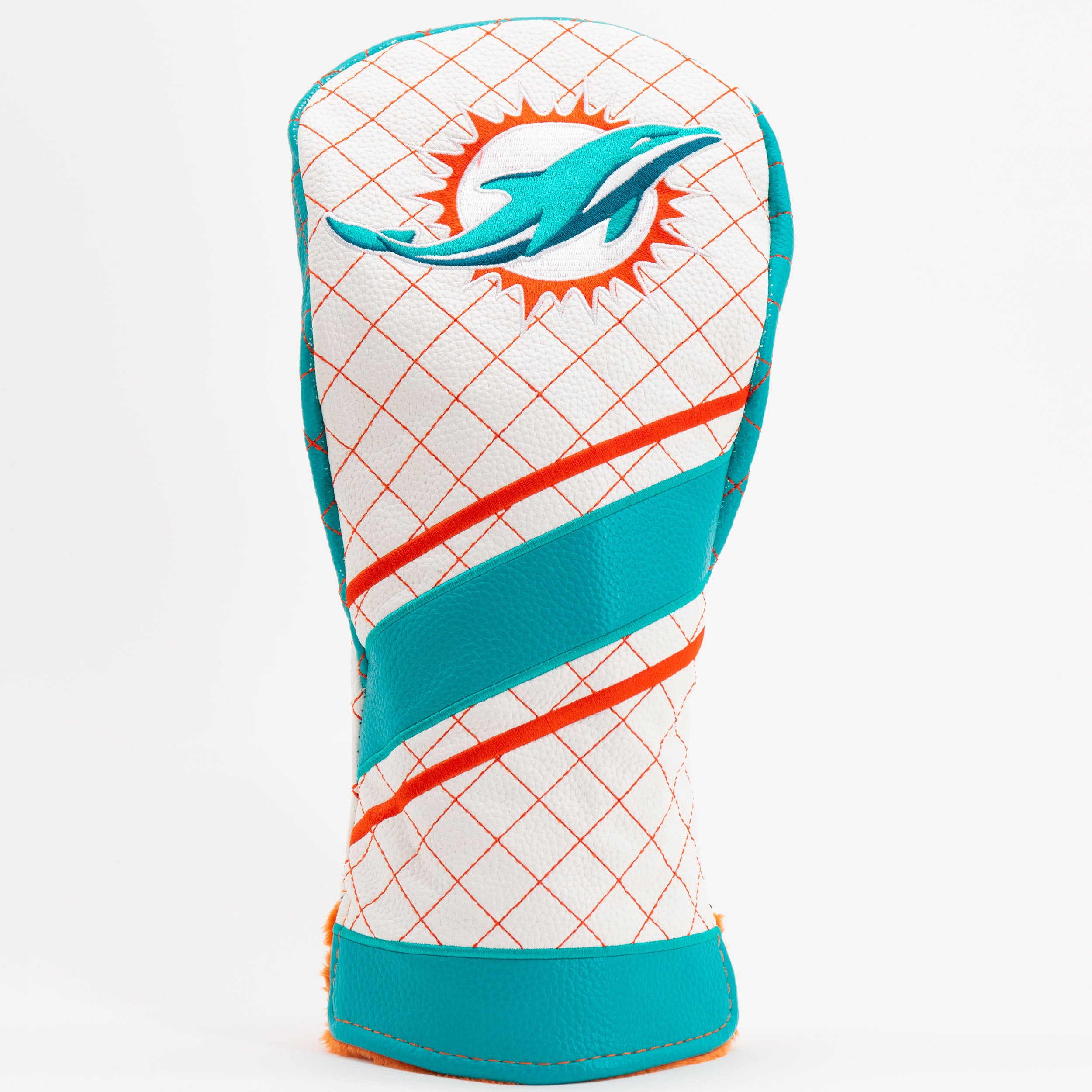 Miami Dolphins Quilted Driver Headcover (STRIPED)
