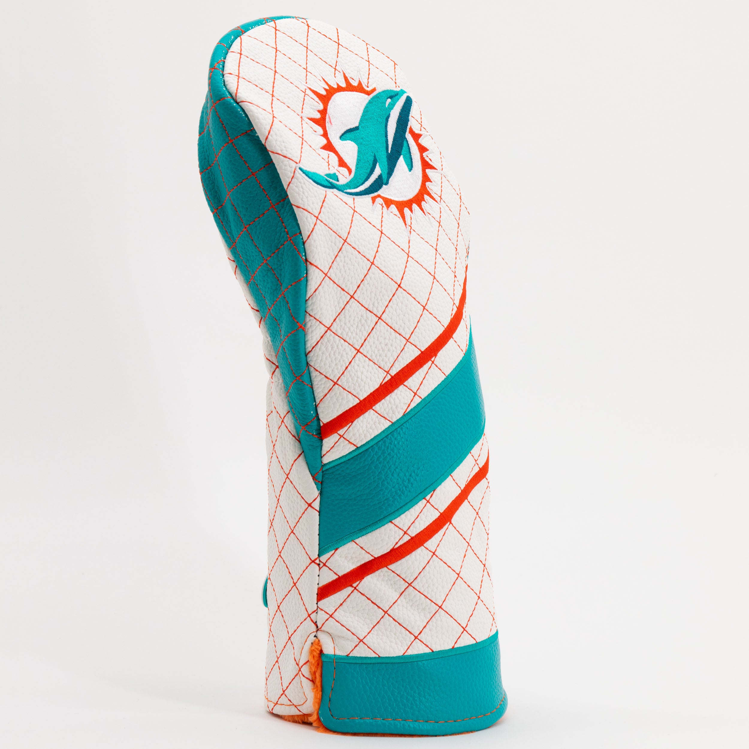 Miami Dolphins Quilted Driver Headcover (STRIPED)