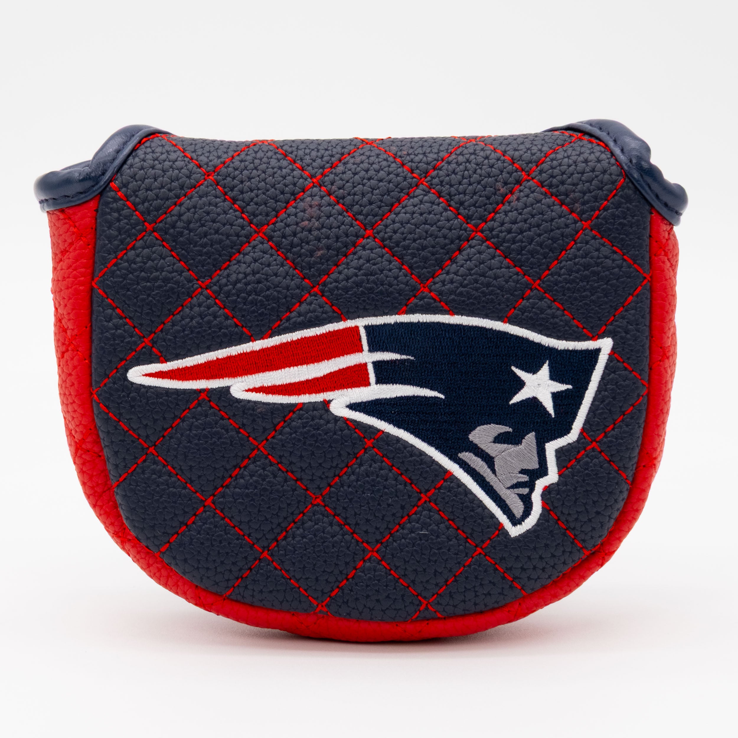 New England Patriots Quilted Mallet Putter Cover (SOLID)