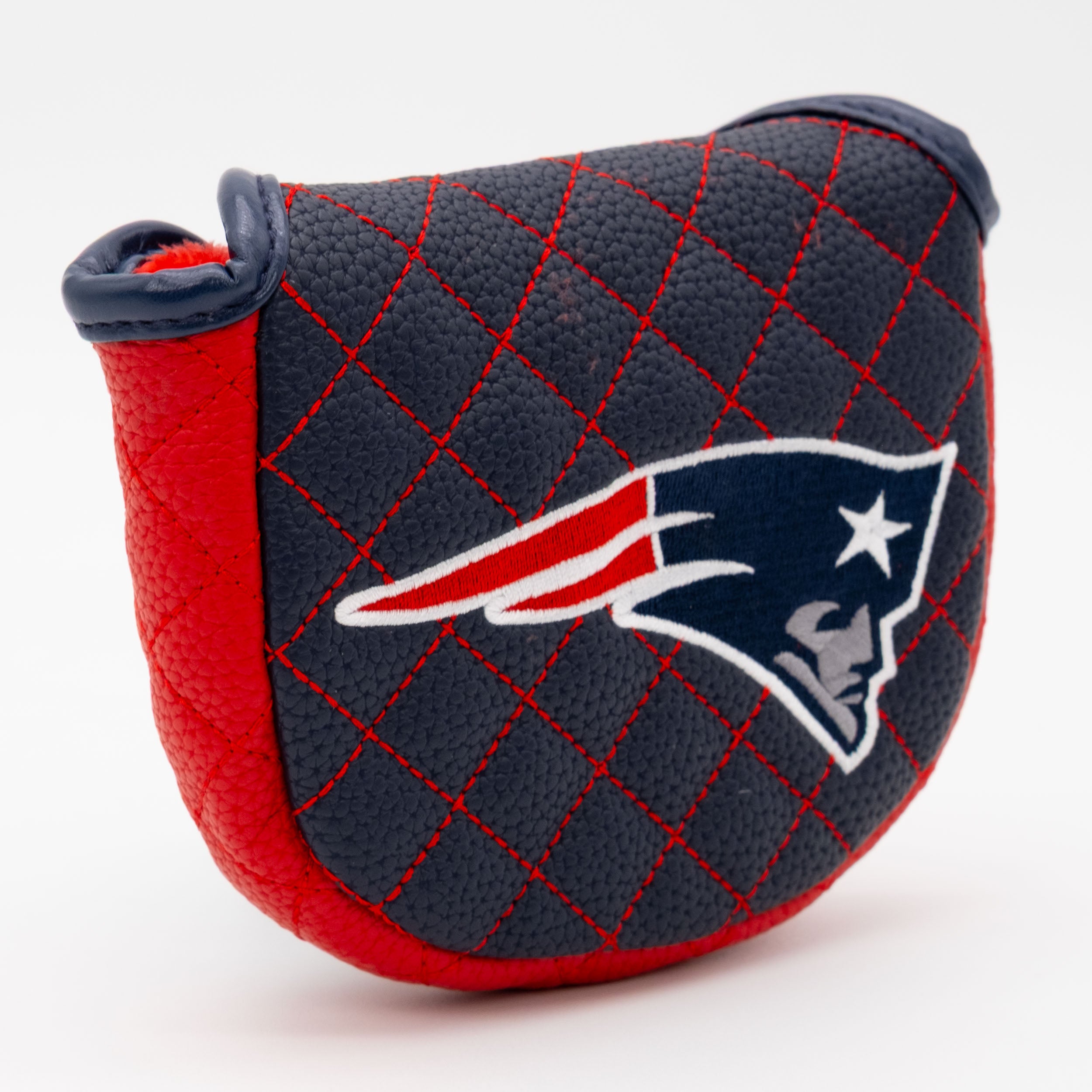 New England Patriots Quilted Mallet Putter Cover (SOLID)