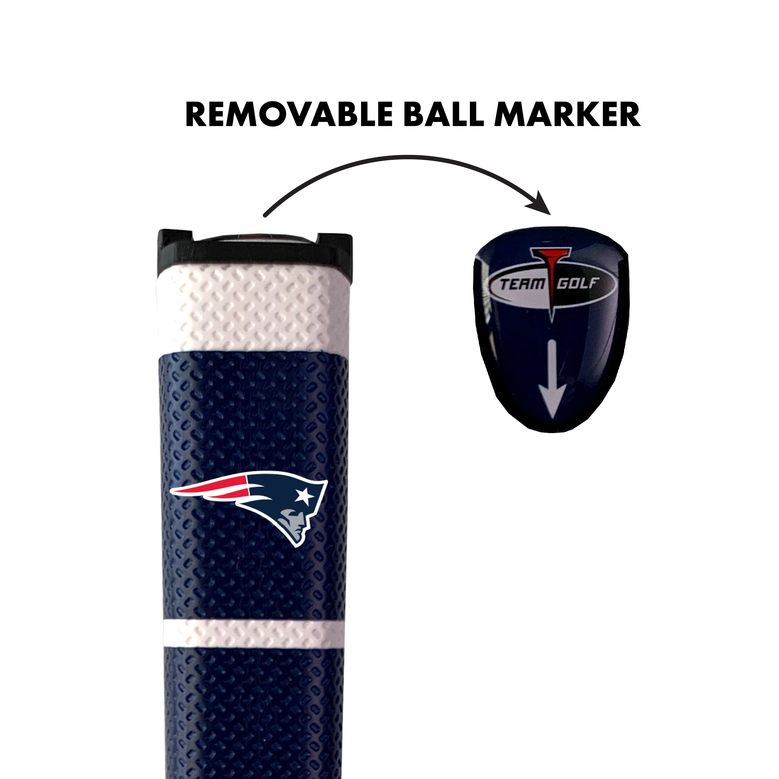 New England Patriots Putter Grip