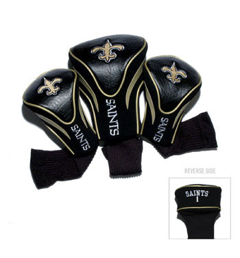 New Orleans Saints 3 Pack Contour Sock Headcovers
