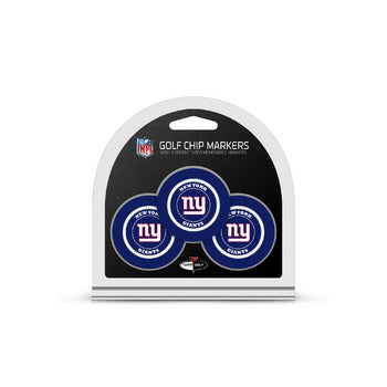 New York Giants 3 Pack Golf Chip Ball Markers